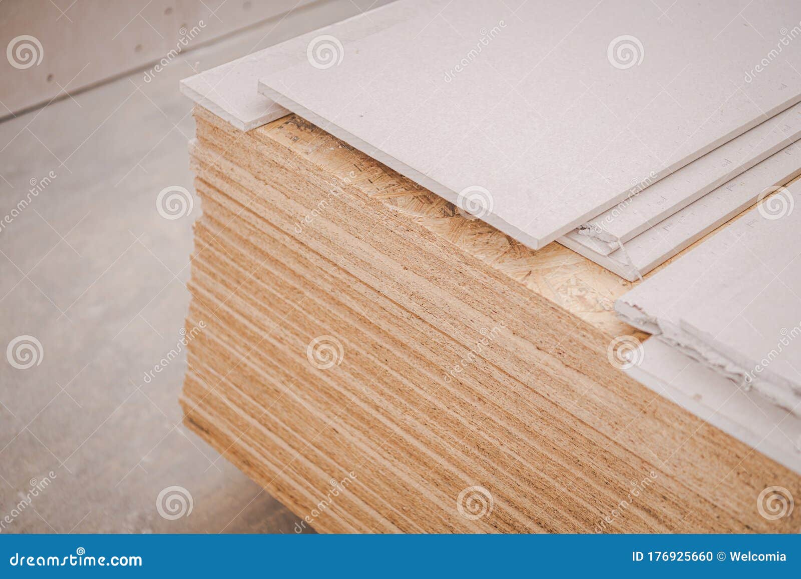 Plywood Building Materials stock photo. Image of builder 176925660