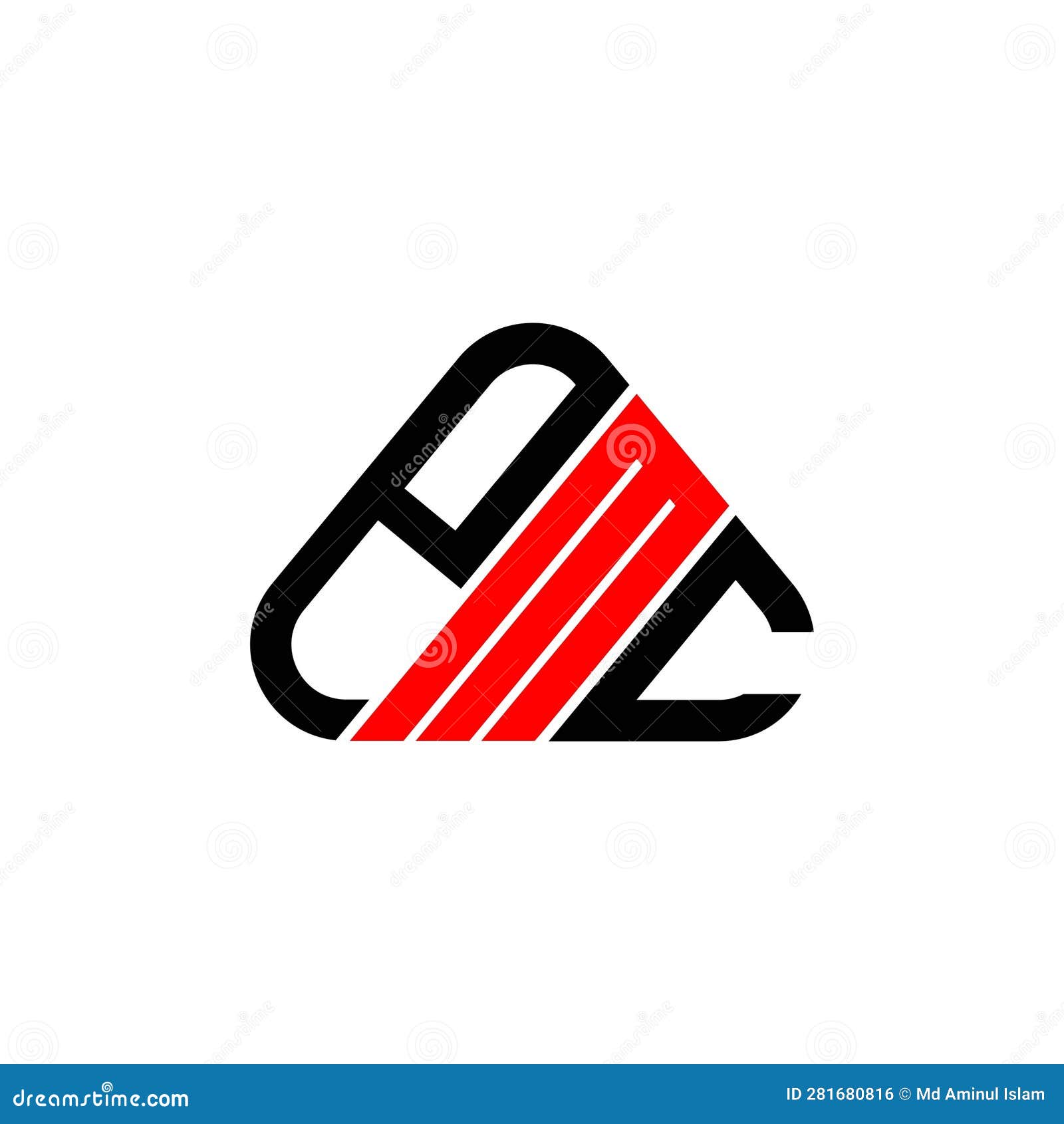 pmc letter logo creative  with  graphic, pmc