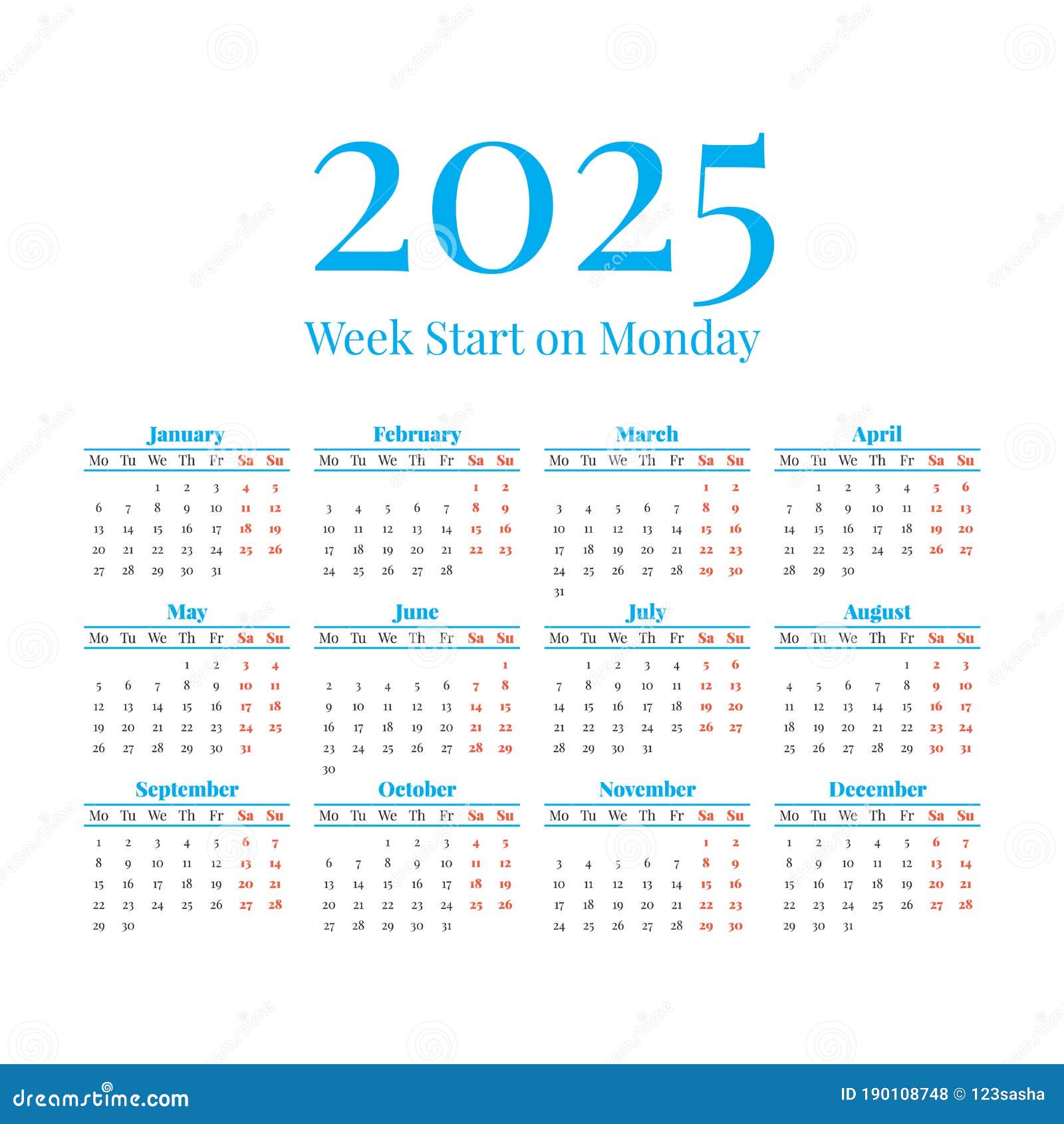 2025 Calendar With Numbered Weeks Images References :