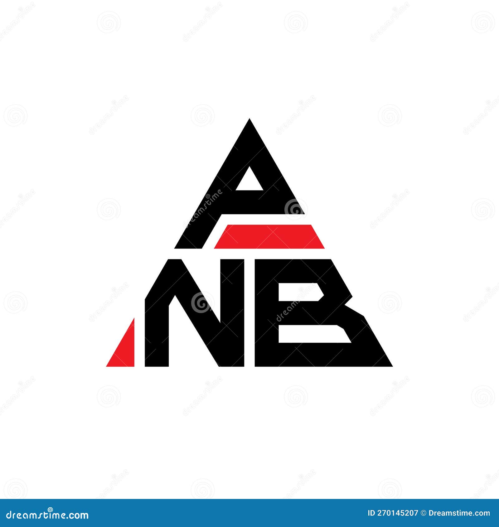 pnb triangle letter logo  with triangle . pnb triangle logo  monogram. pnb triangle  logo template with red