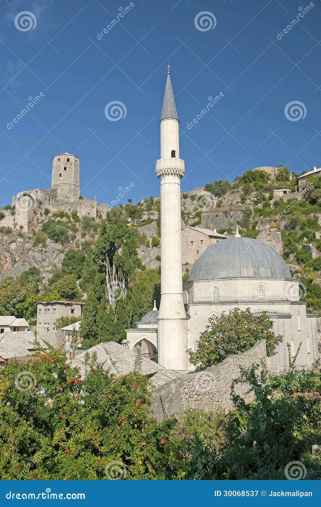 pocitelj village near mostar in bosnia herzegovina