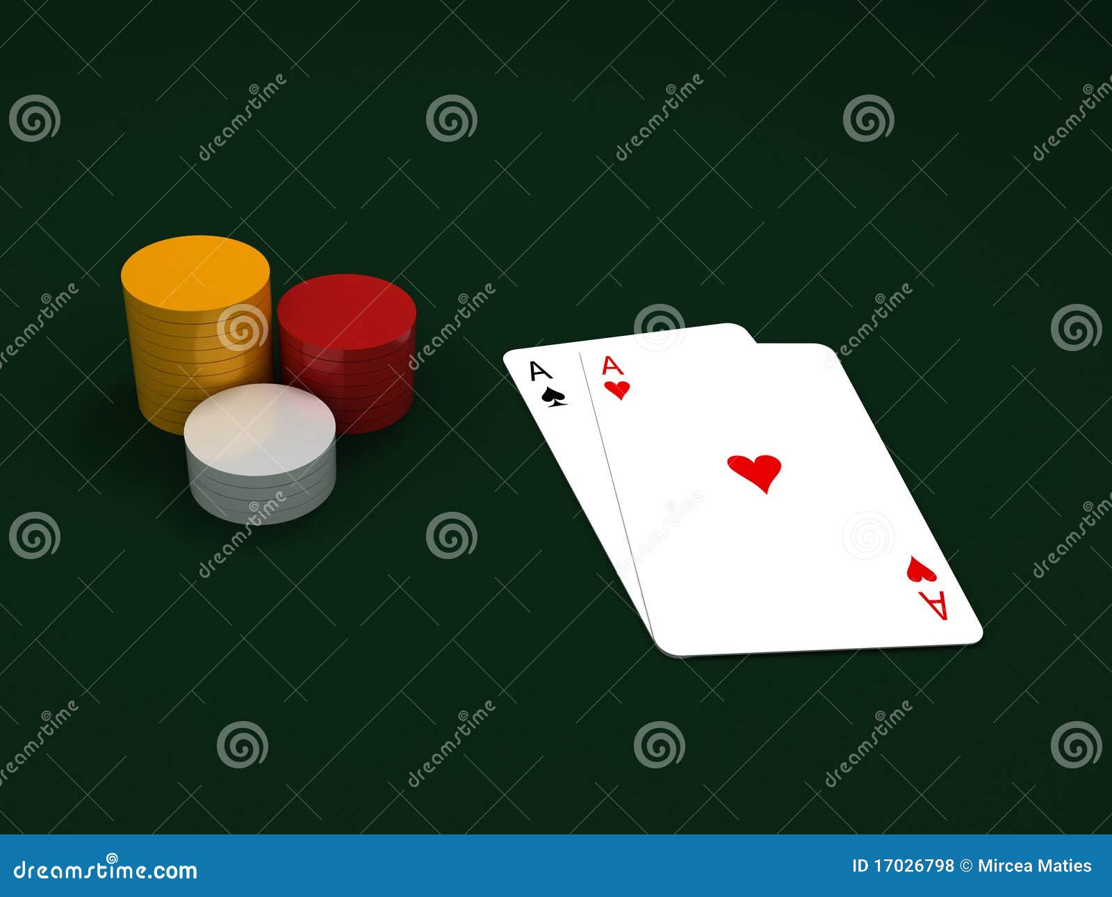 Pocket Aces stock illustration. Illustration of play 17026798