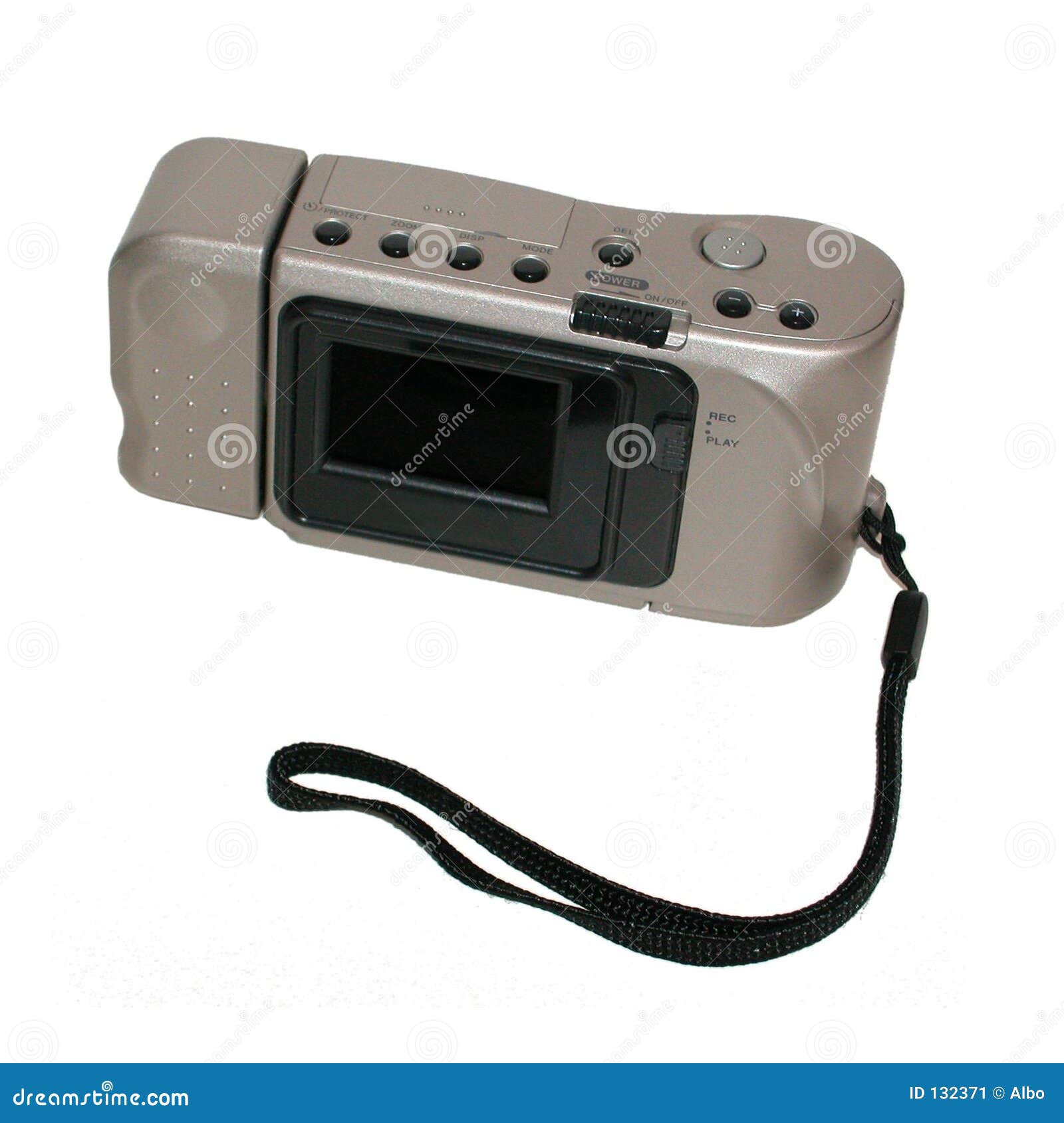 Pocket digital camera stock image. Image of digital, retro 132371
