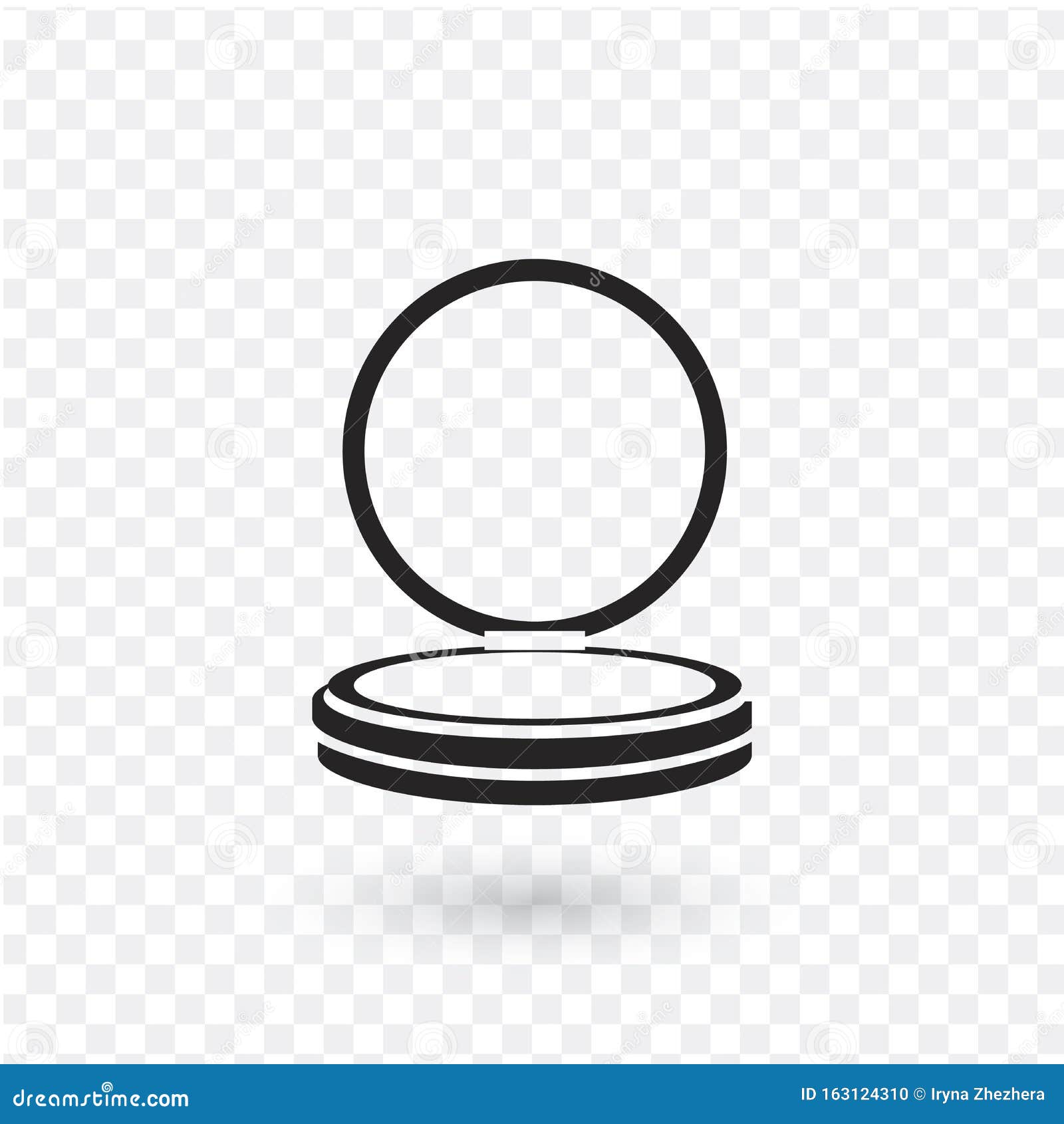Download Pocket Mirror Icon Little Mirror Sign Simple Flat Logo Of Mirror On White Background Vector Illustration Stock Illustration Illustration Of Accessory Mirror 163124310
