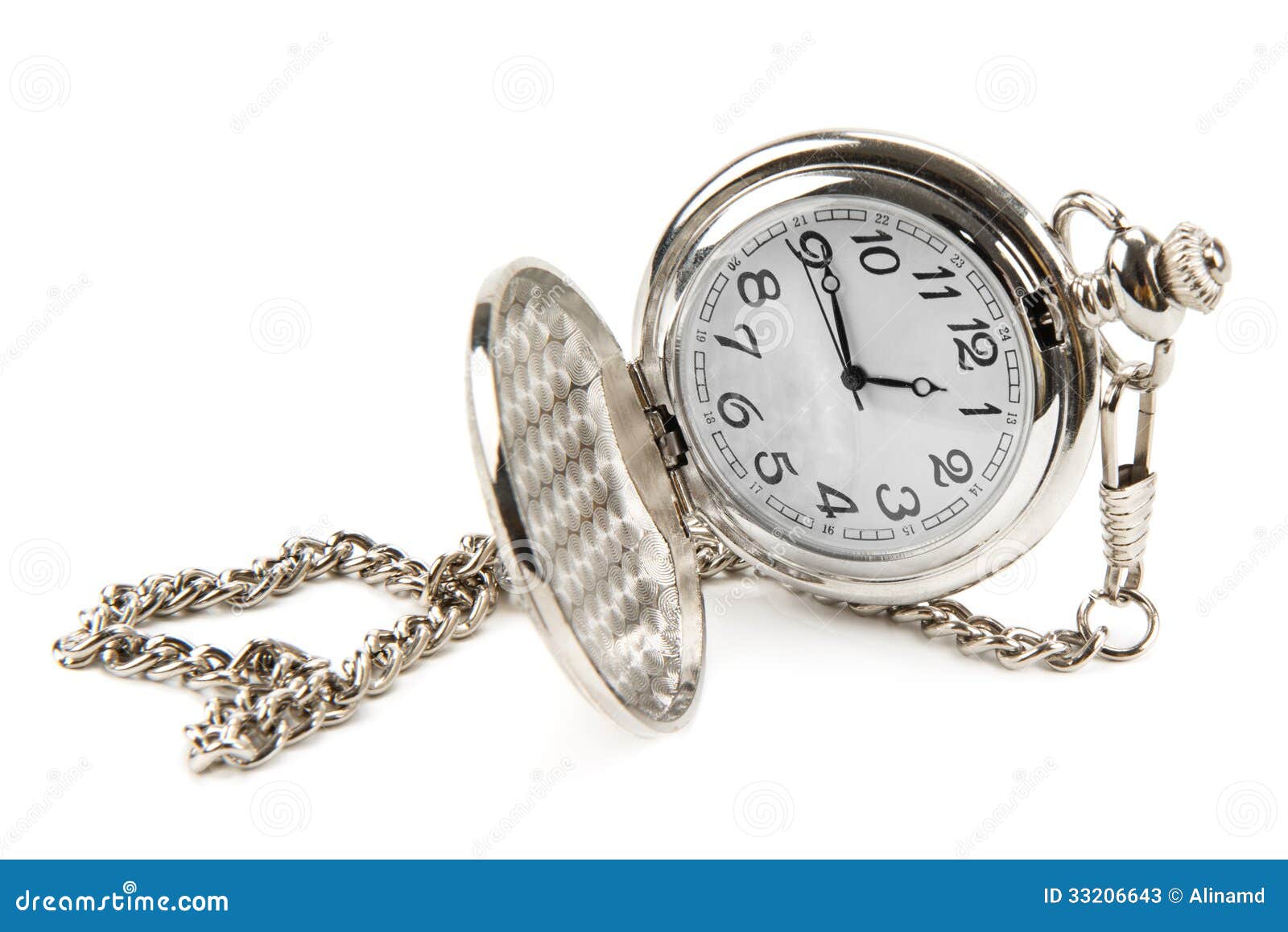 Pocket watch with chain stock image. Image of nobody 33206643