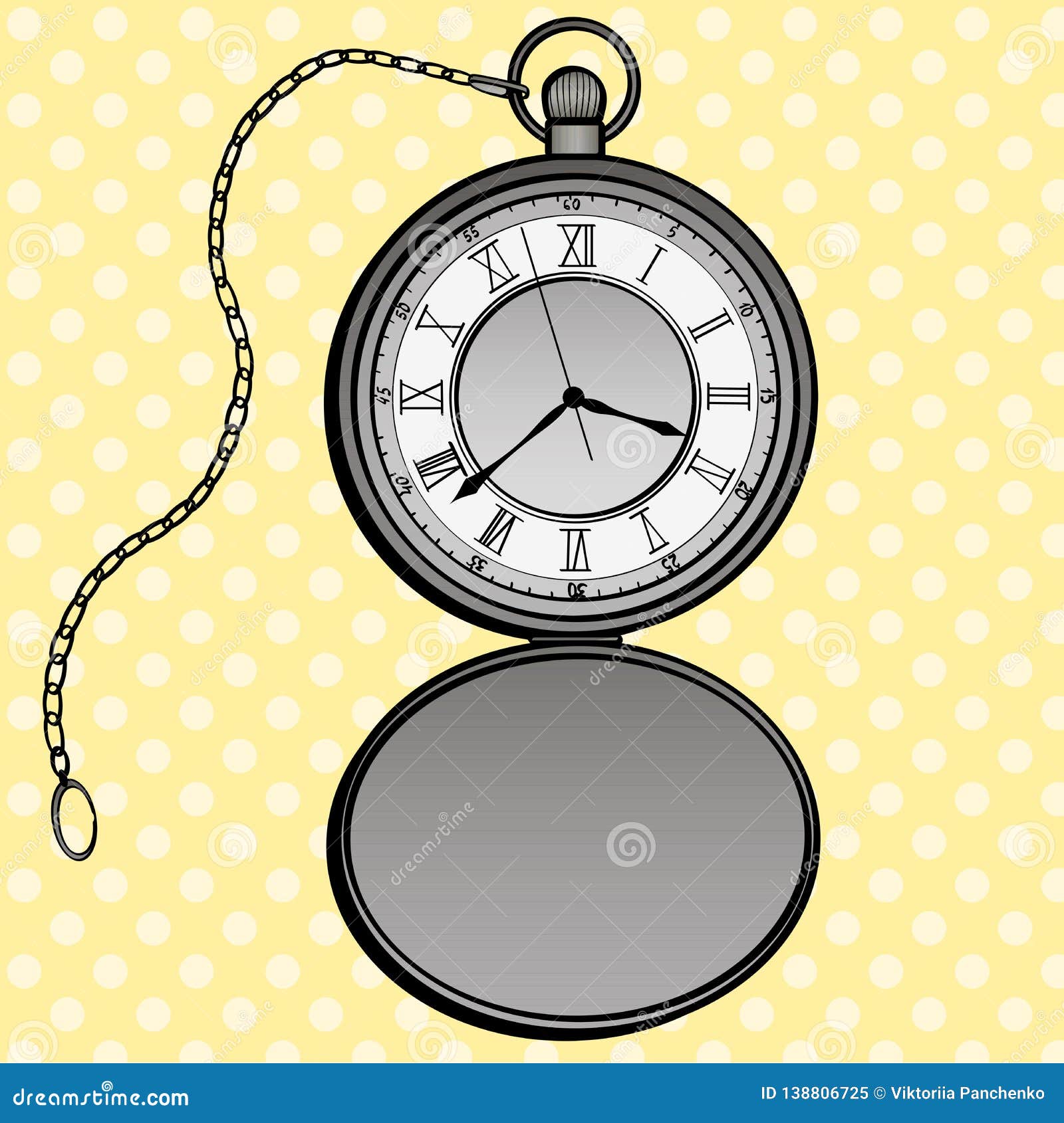 pocket watch with timer