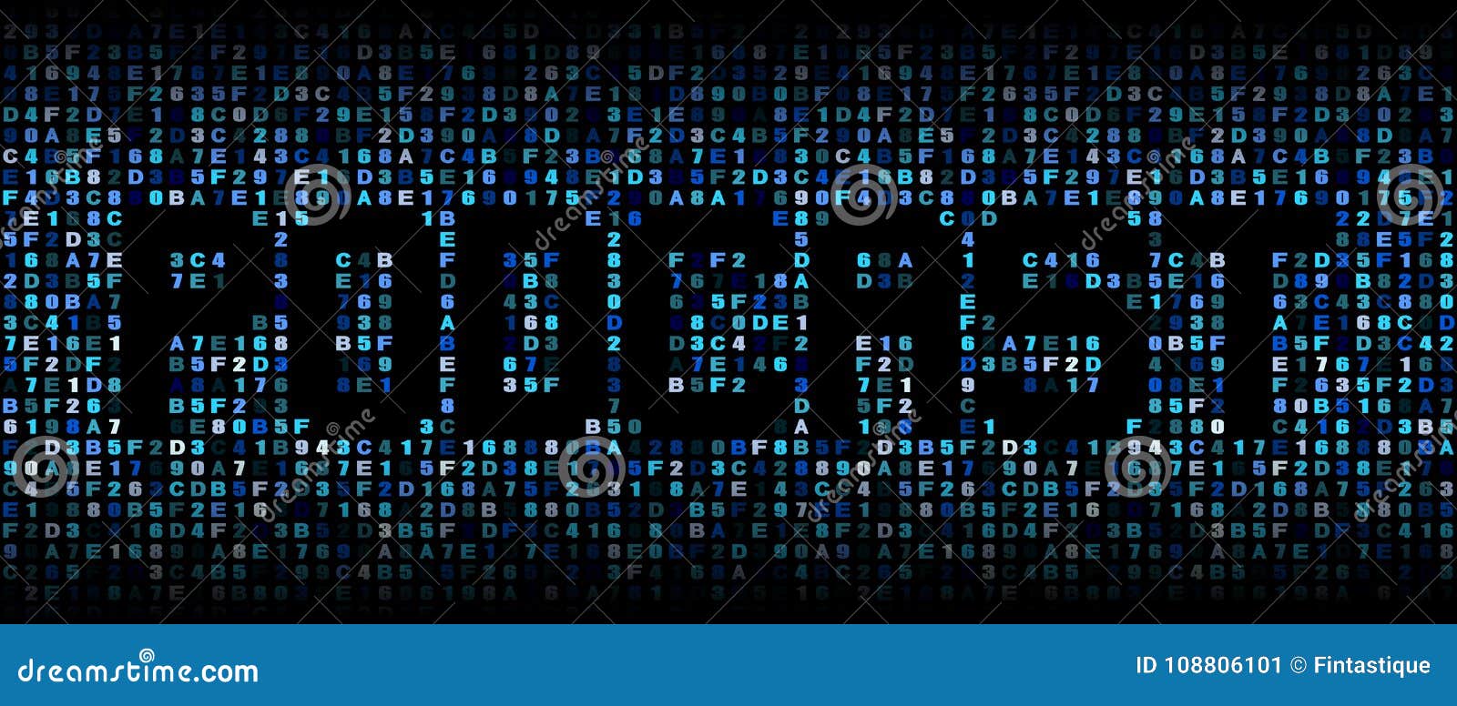 Podcast Text on Hex Code Illustration Stock Illustration Illustration