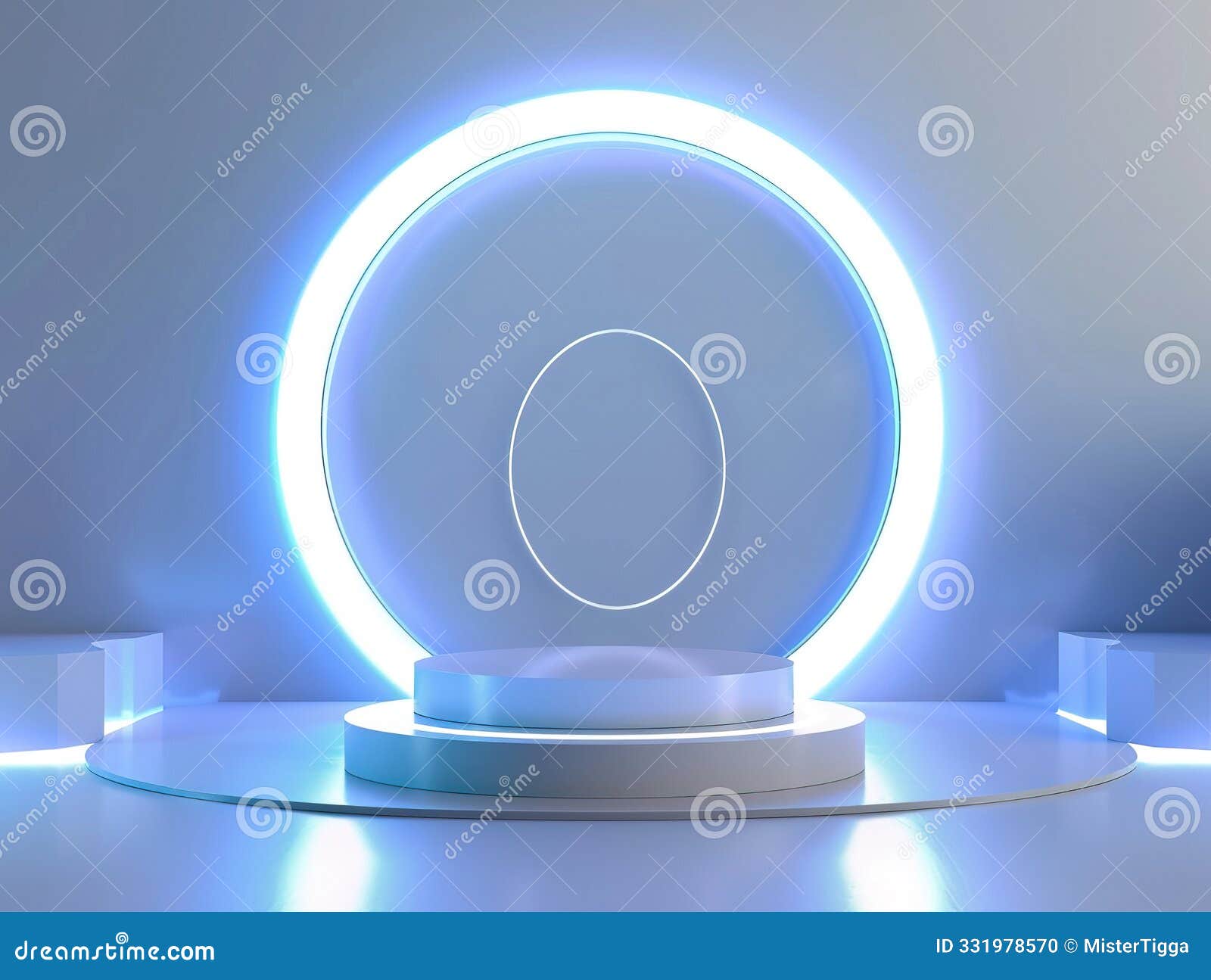 podium background 3d light tech stage future platform game abstract. podium 3d background technology room product circle
