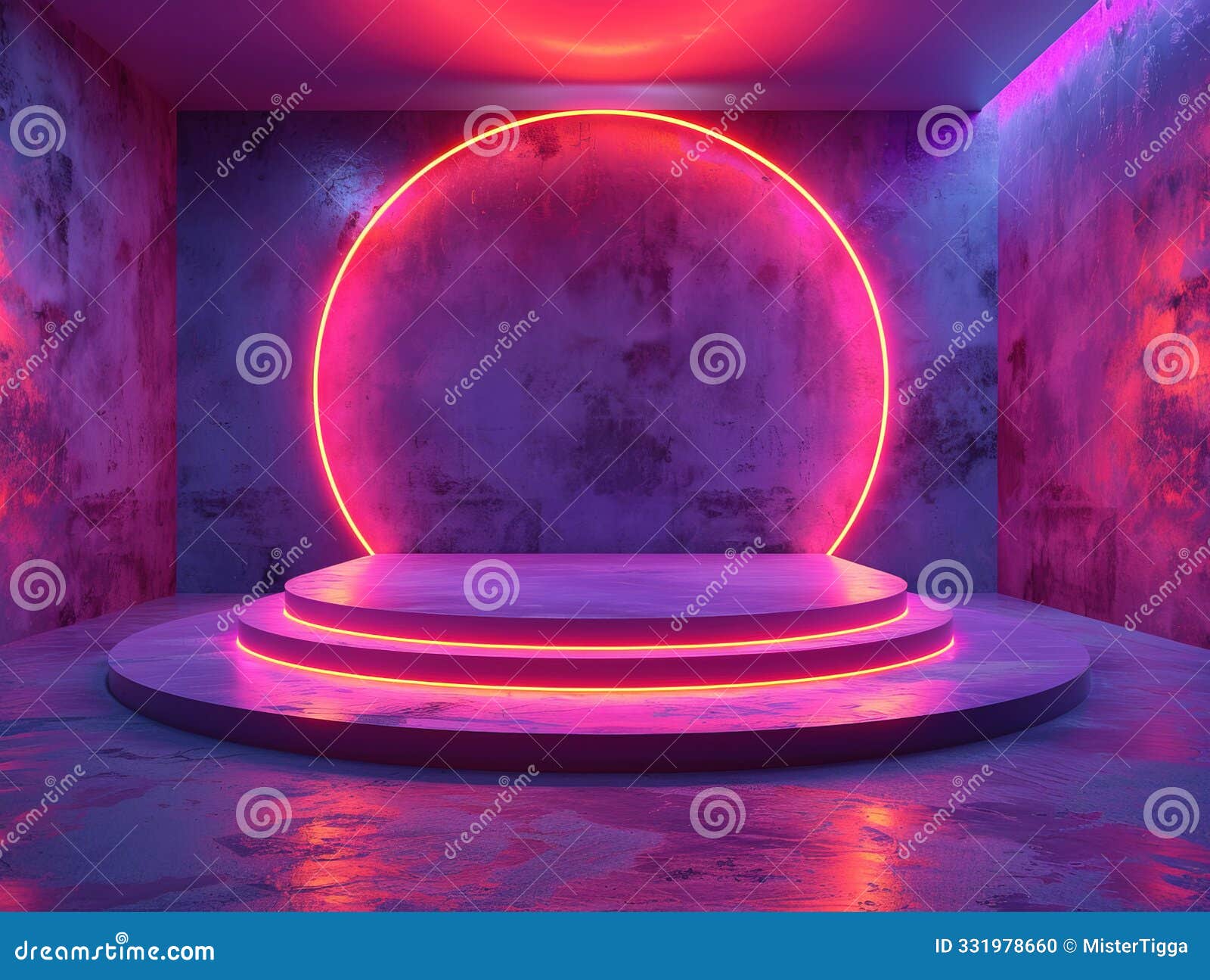 podium background 3d light tech stage future platform game abstract. podium 3d background technology room product circle