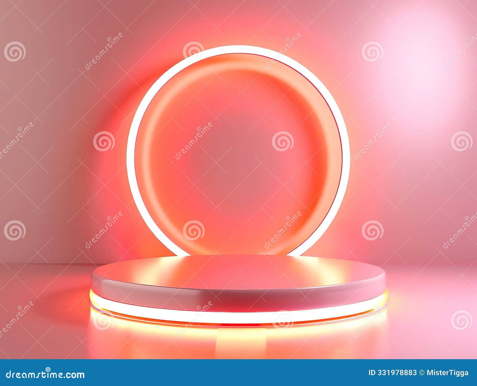 podium background 3d light tech stage future platform game abstract. podium 3d background technology room product circle