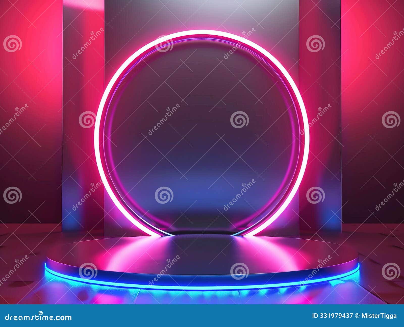 podium background 3d light tech stage future platform game abstract. podium 3d background technology room product circle