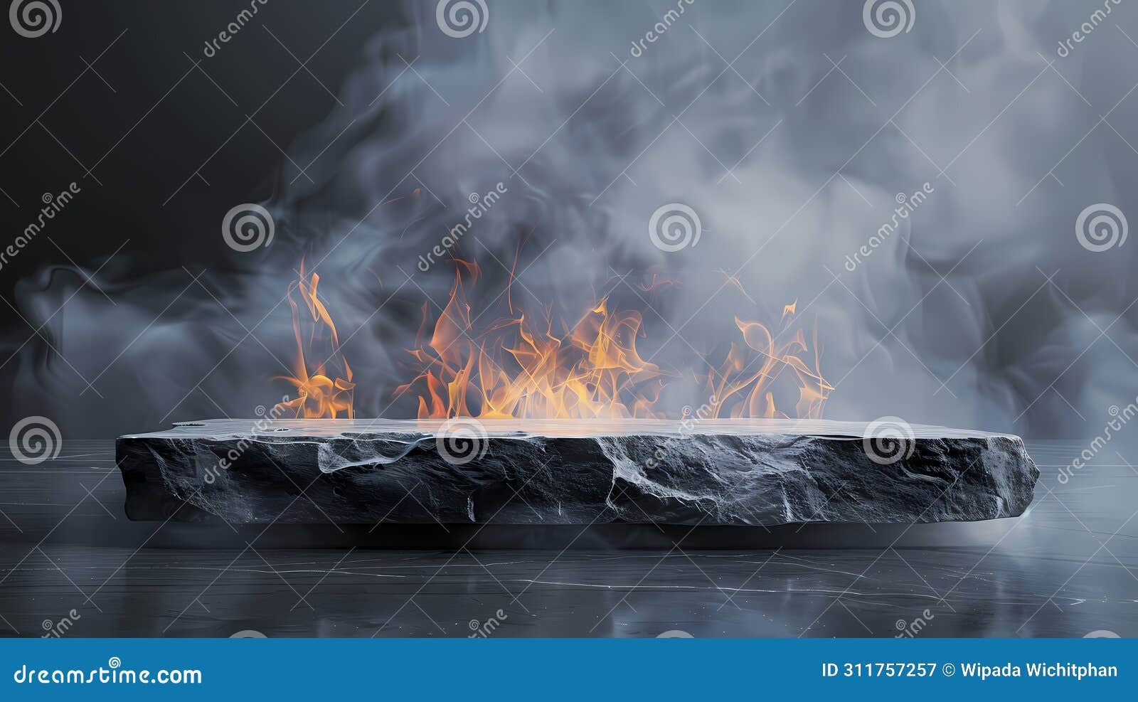 podium or platform for product display scene photography for commercial background with realistic withe feather