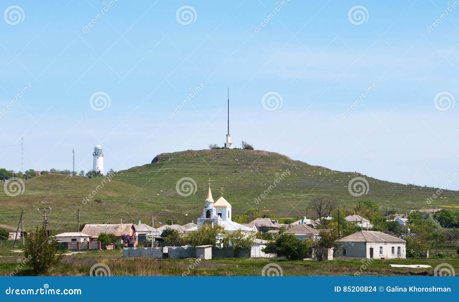 podmayachny village at cape fonar, kerch, crimea