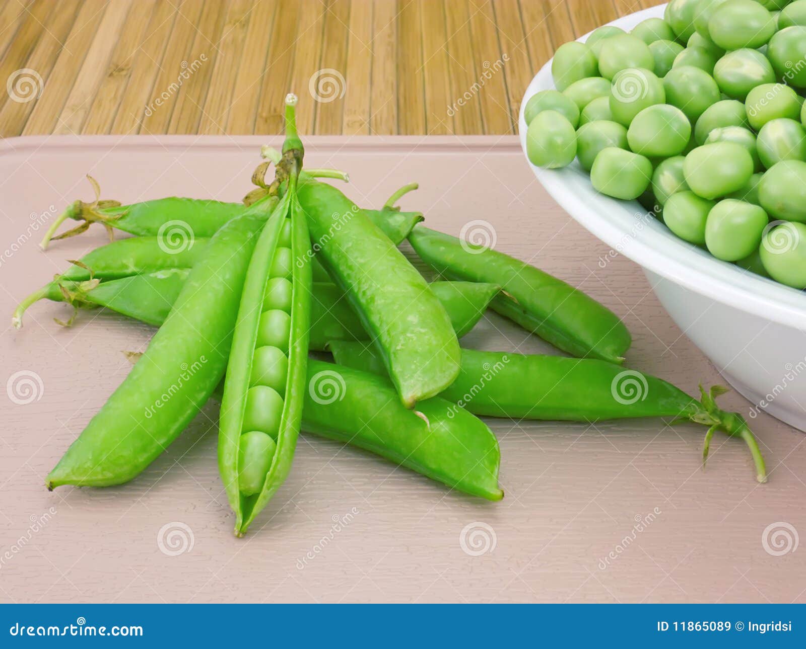 Pods Sweet Green Peas and Fresh Beans Stock Image Image of diet