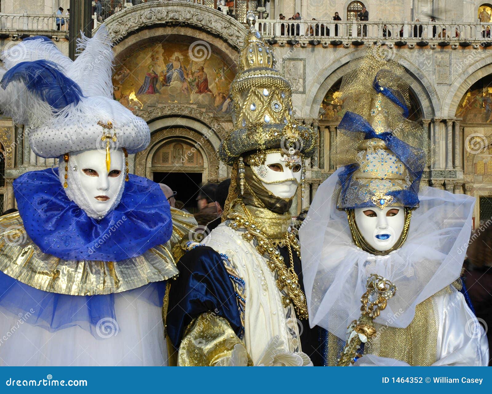 Podwójny kłopot. Karnawał się Europie Włochy mardi gras marek świętego placu trzech ludzi Wenecji