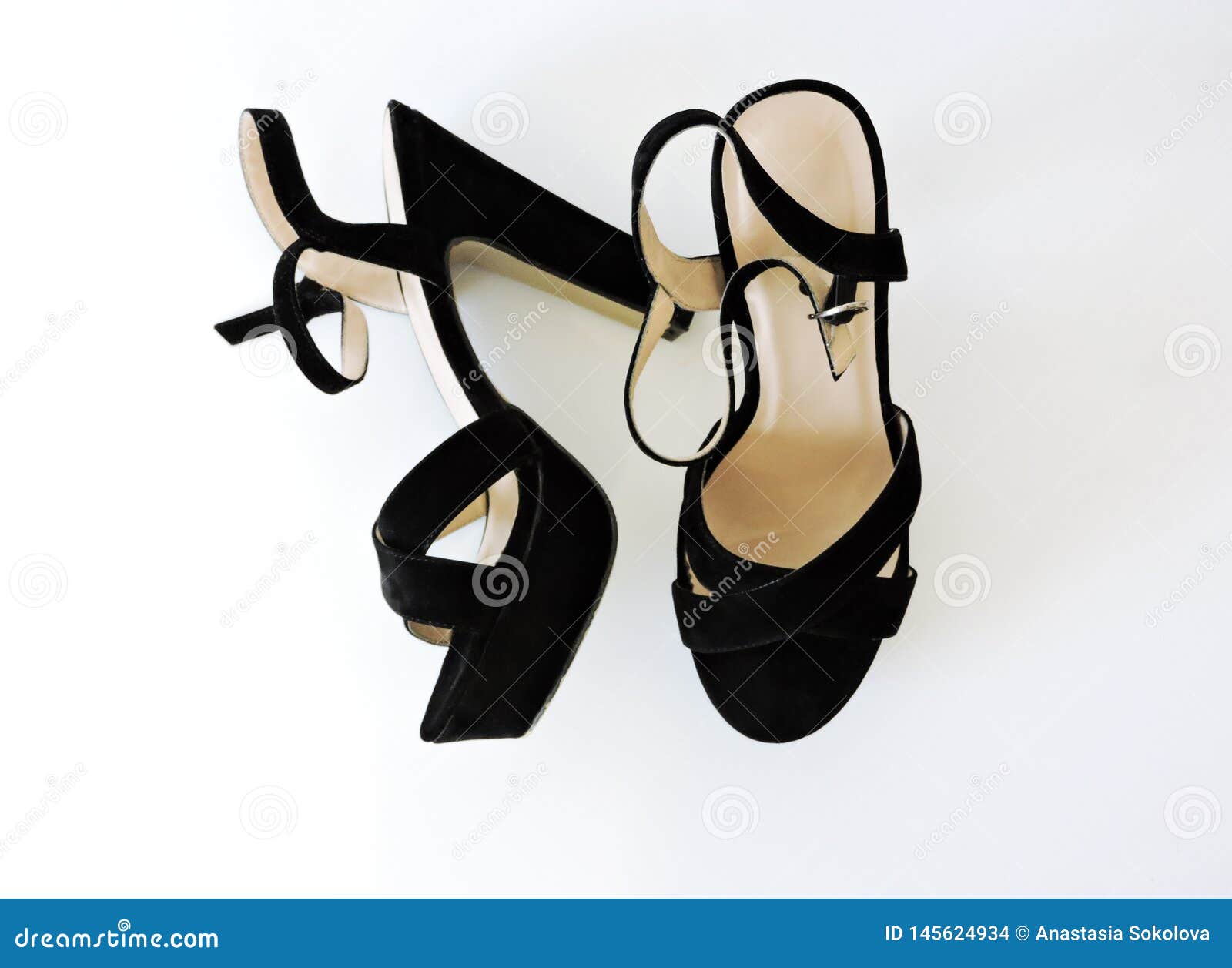 black expensive heels