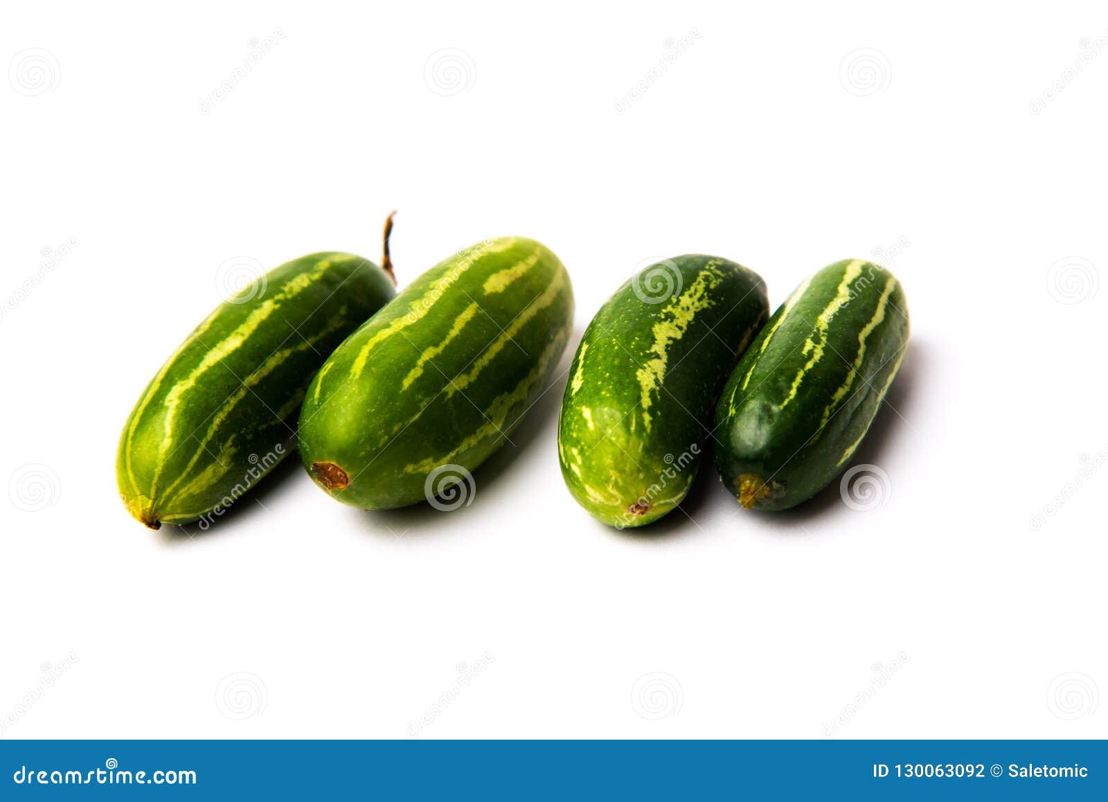 Pointed Gourd Vegetables on White Background Stock Photo Image of