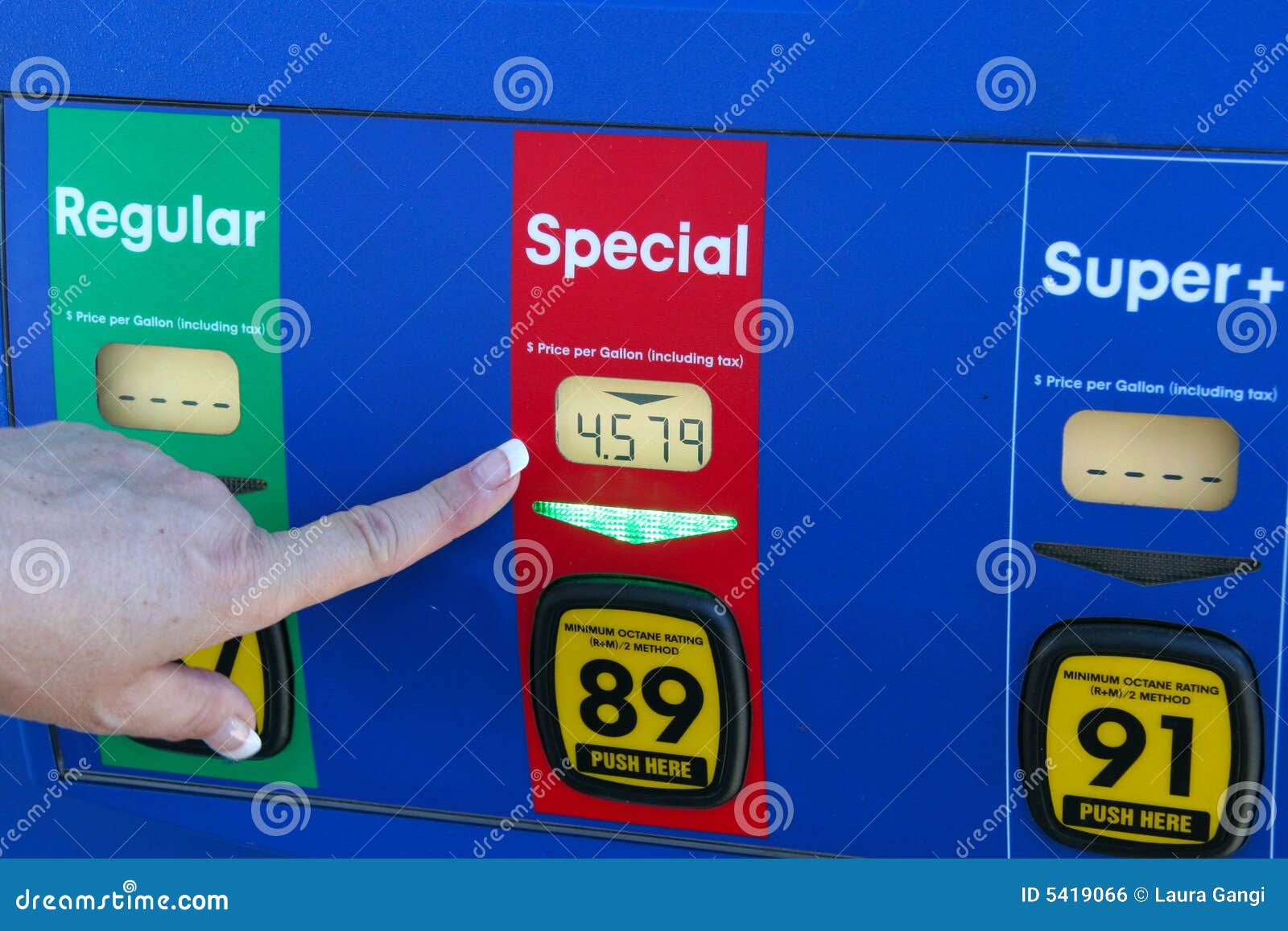 Pointing at High Gas Price stock photo. Image of petroleum 5419066
