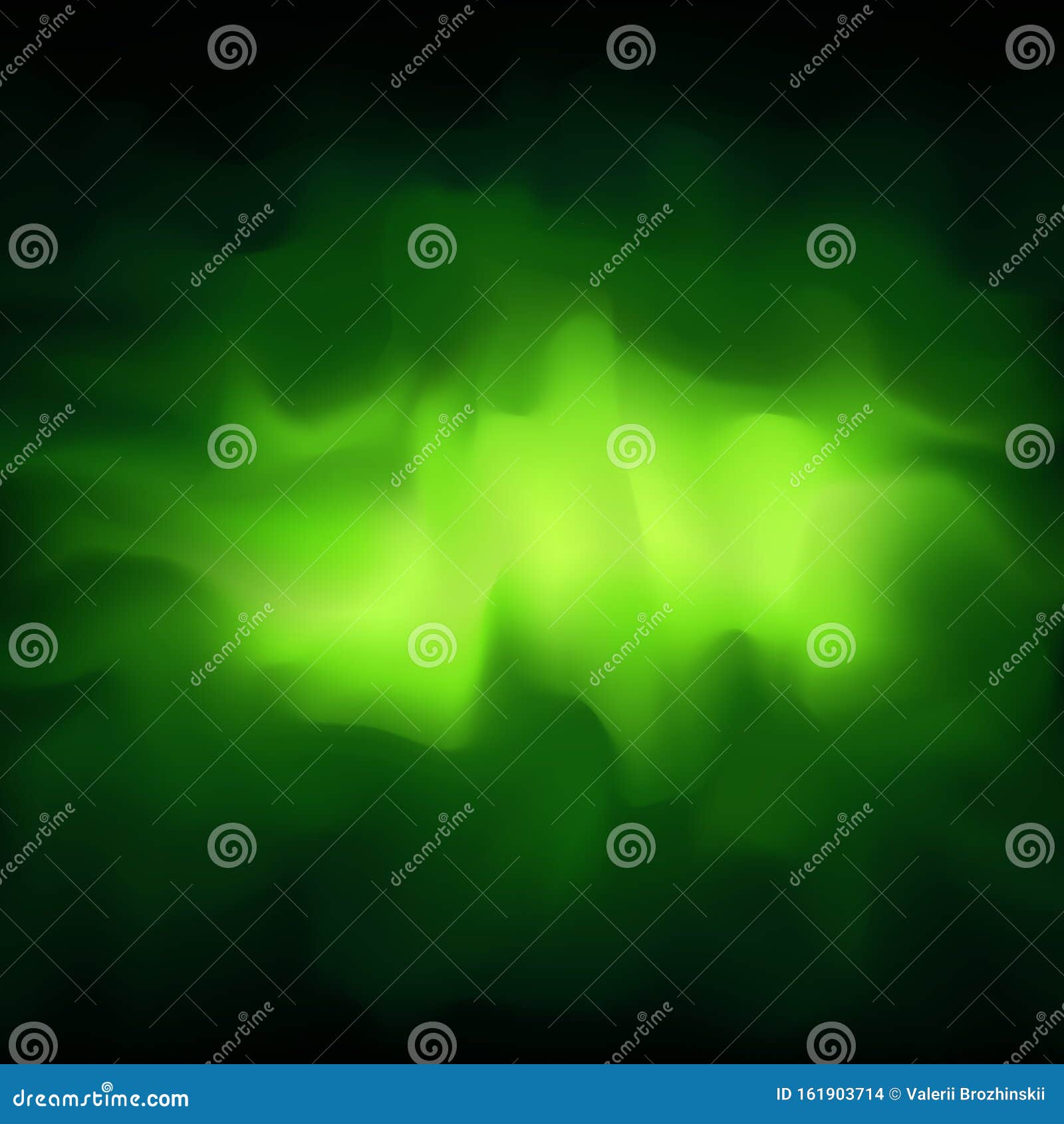 Poisonous green smoky background fog wallpaper Vector Image