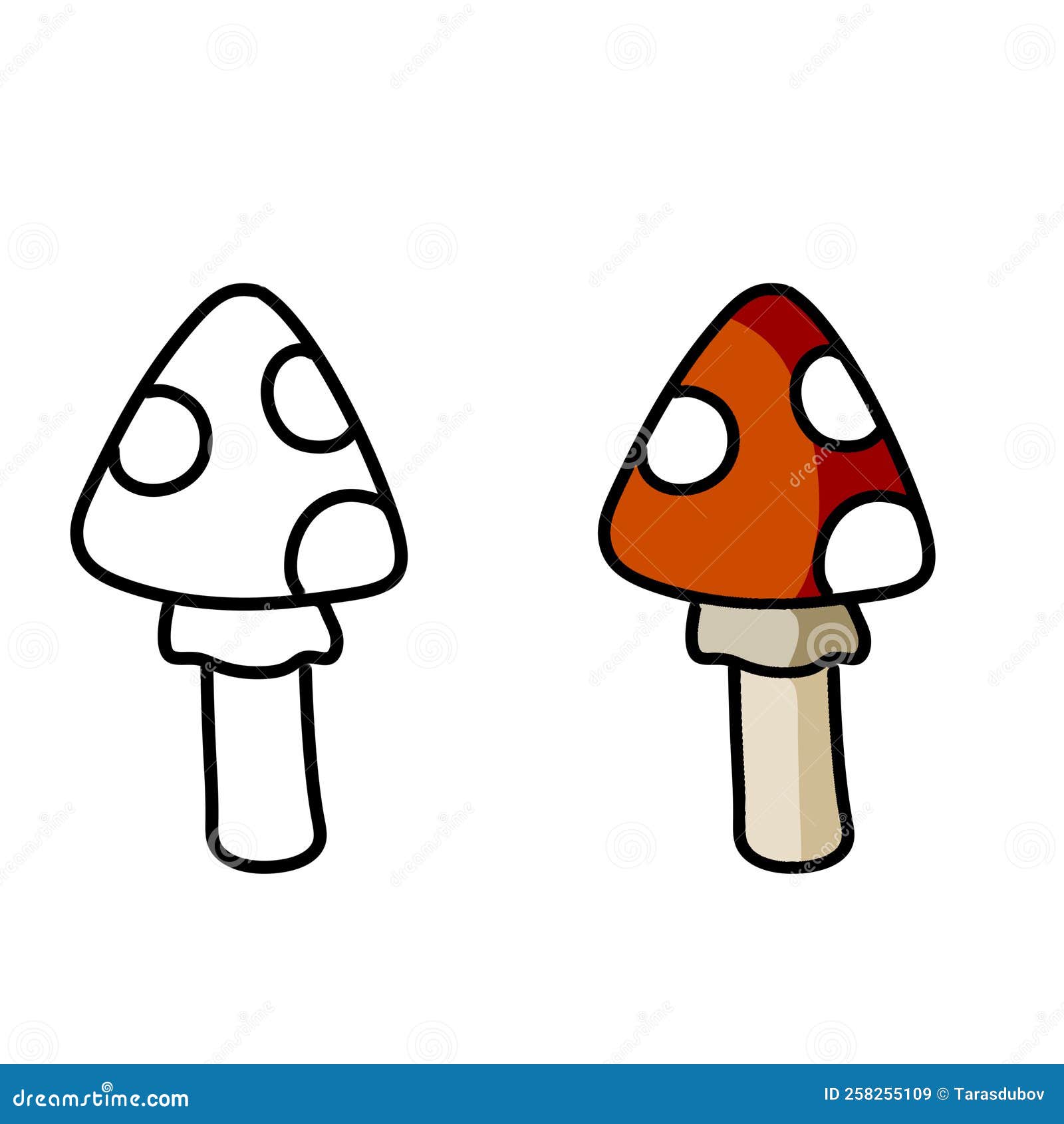 poisonous mushroom images and clipart