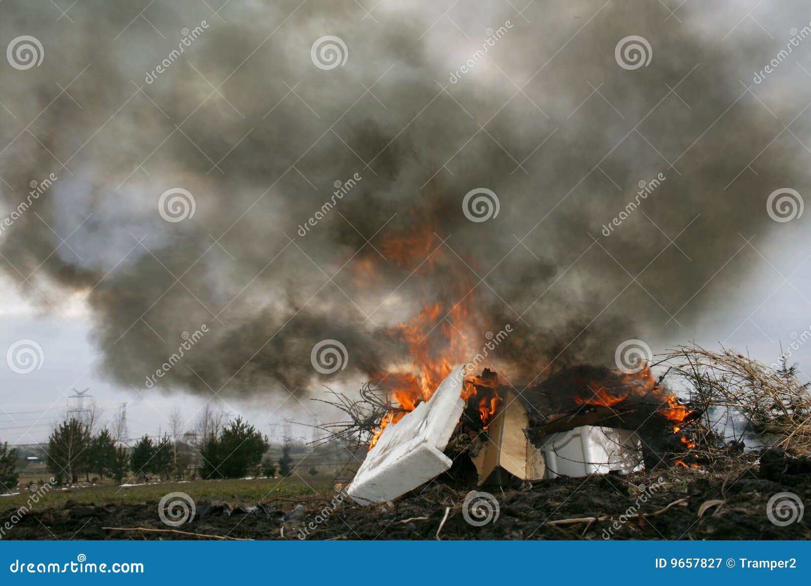 Poisonous smoke stock image. Image of clouds, puffs, forbidden 9657827