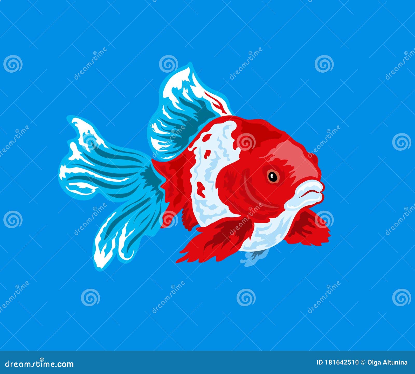 Modèle de logo coloré dégradé de poisson rouge