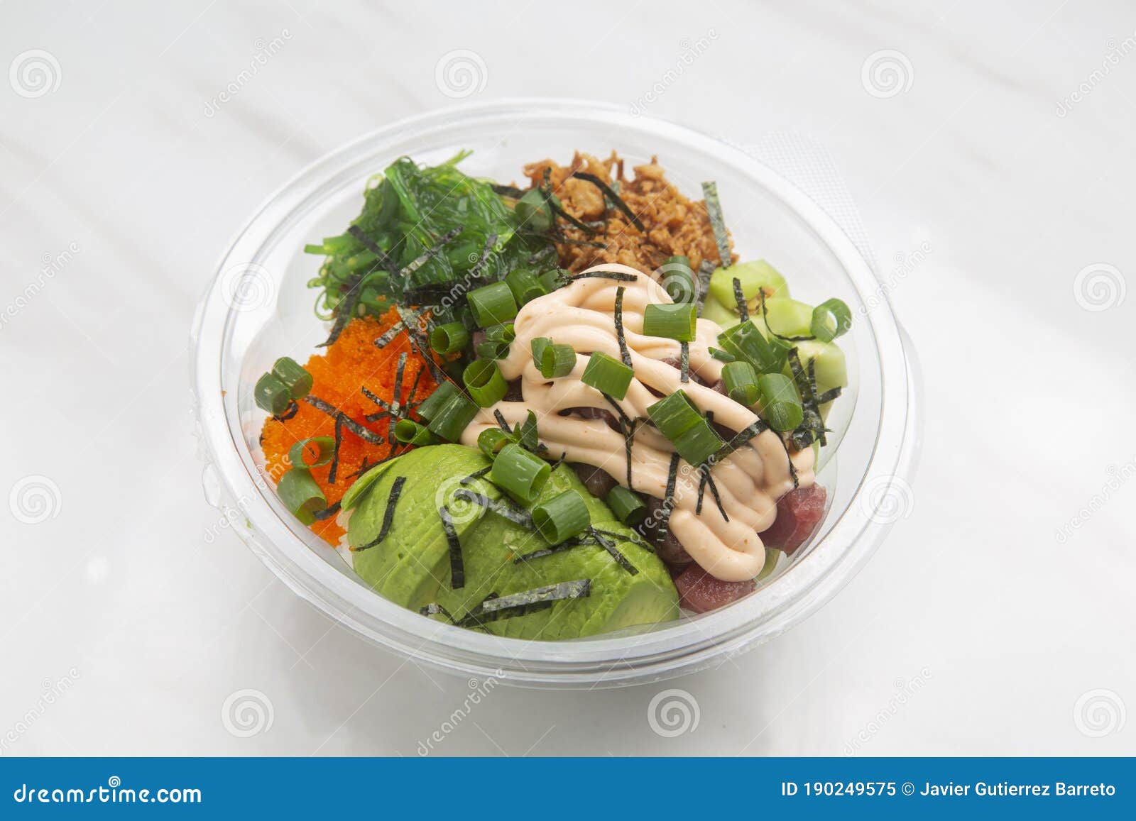 Poke Hawaiian Dish, Raw Fish Salad Served As an Appetizer or Main