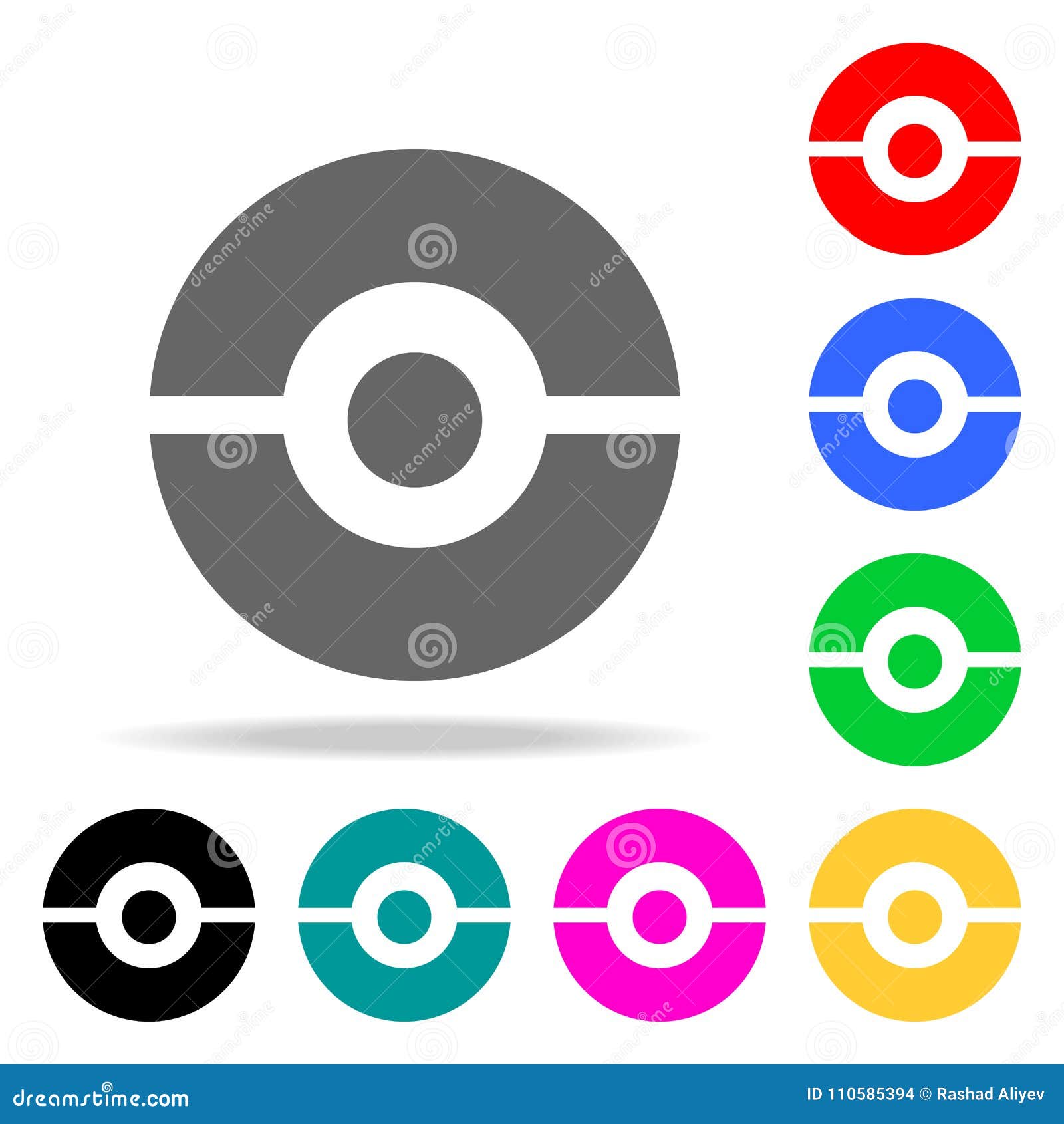 Articuno Pokeball Collectible Toy Colored Icon In Powerpoint Pptx