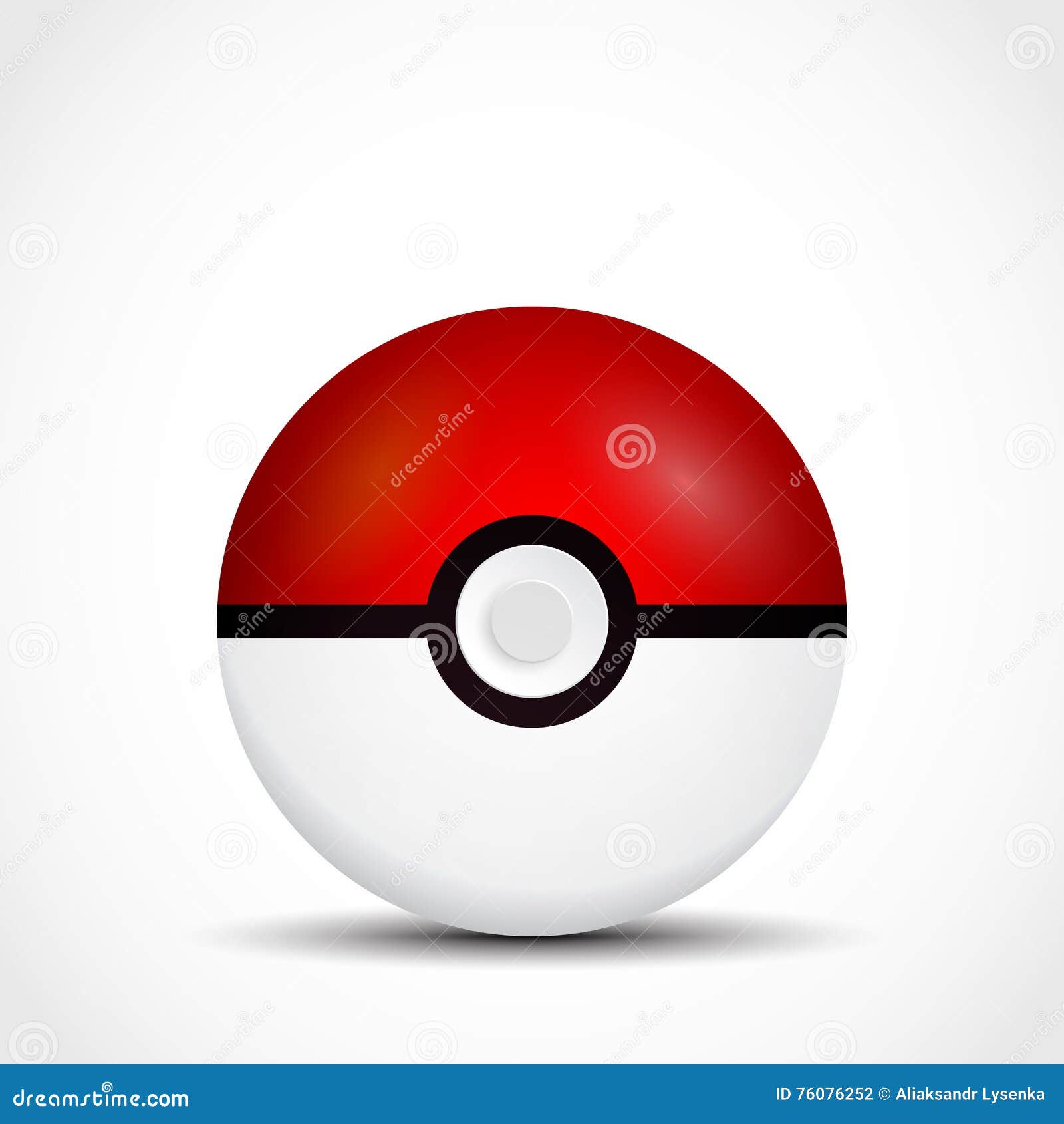 Game pokeball outline icon pokemon container Vector Image