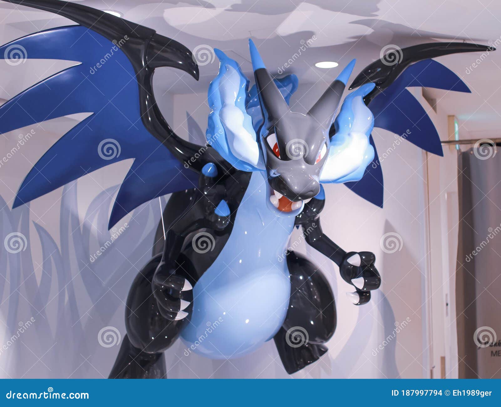 Pokemon Character Decoration Mega Charizard At The Pokemon Center Mega Tokyo In Ikebukuro Editorial Stock Image Image Of Brand Character