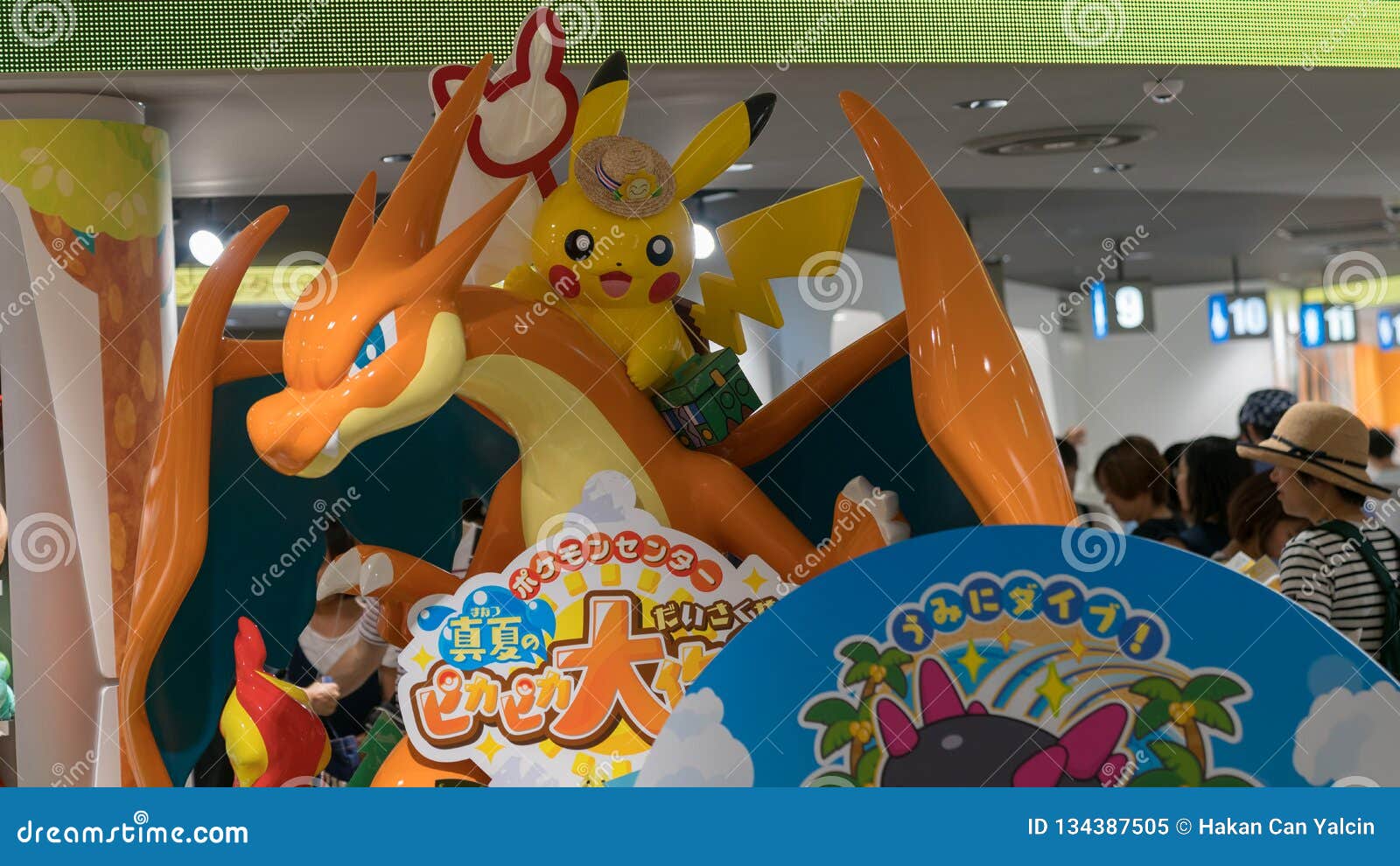 Pokemon Figure At The Entrance Of The Pokemon Center Store In Sunshine City Shopping Mall In Tokyo Japan Editorial Image Image Of Square Popular