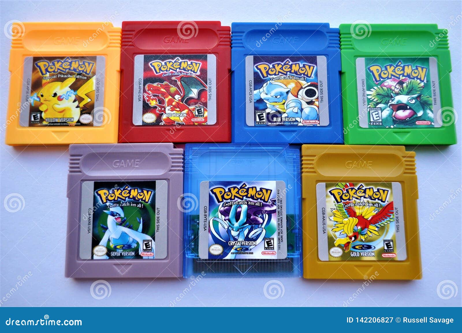 Pokemon Complete GBA Collection Games Editorial Photography - Image of  version, complete: 142206827