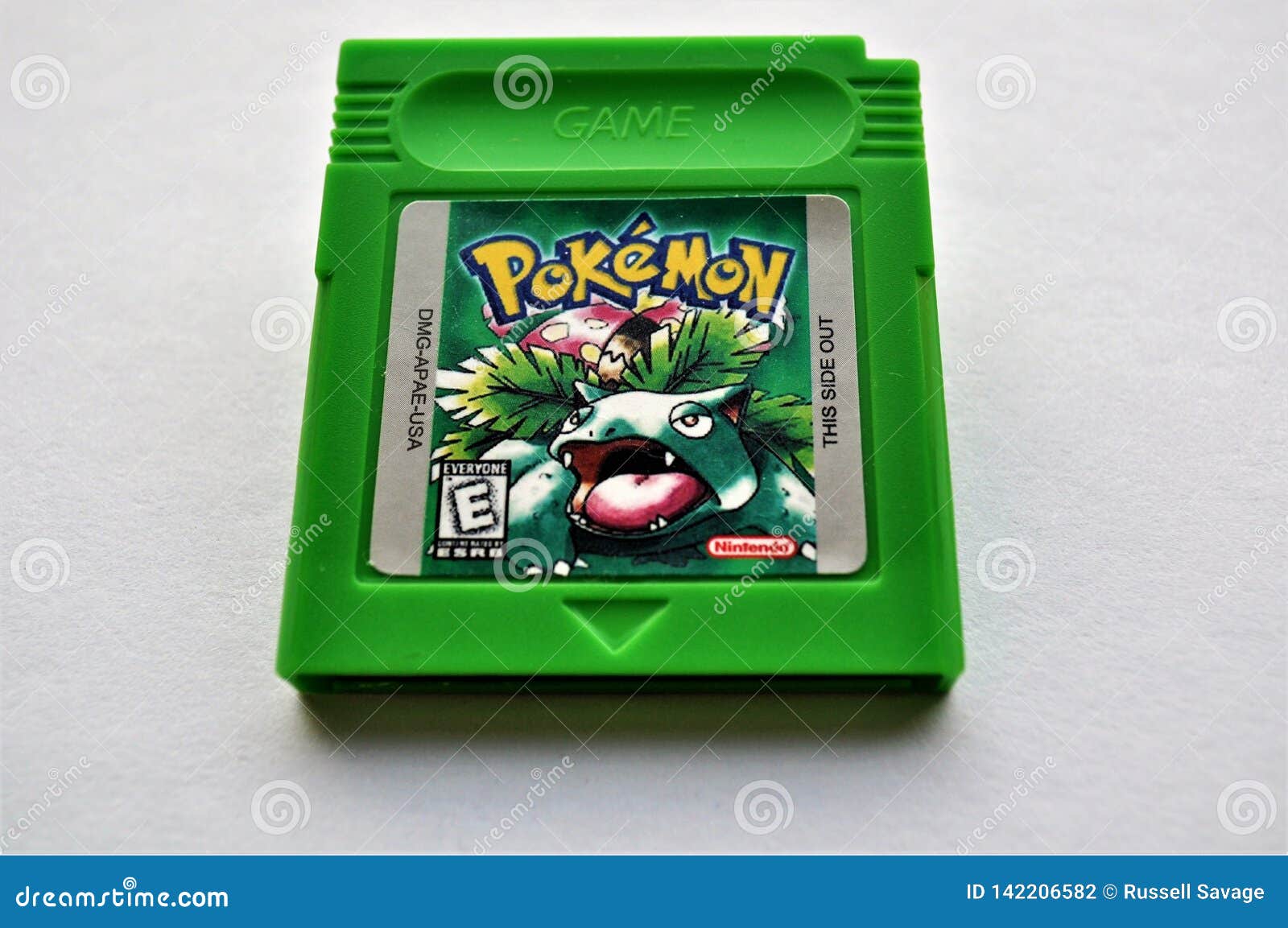 Pokemon Leaf Green Gameboy Cartridge Game Editorial Photography Image Of Gameboy Japanese 142206582
