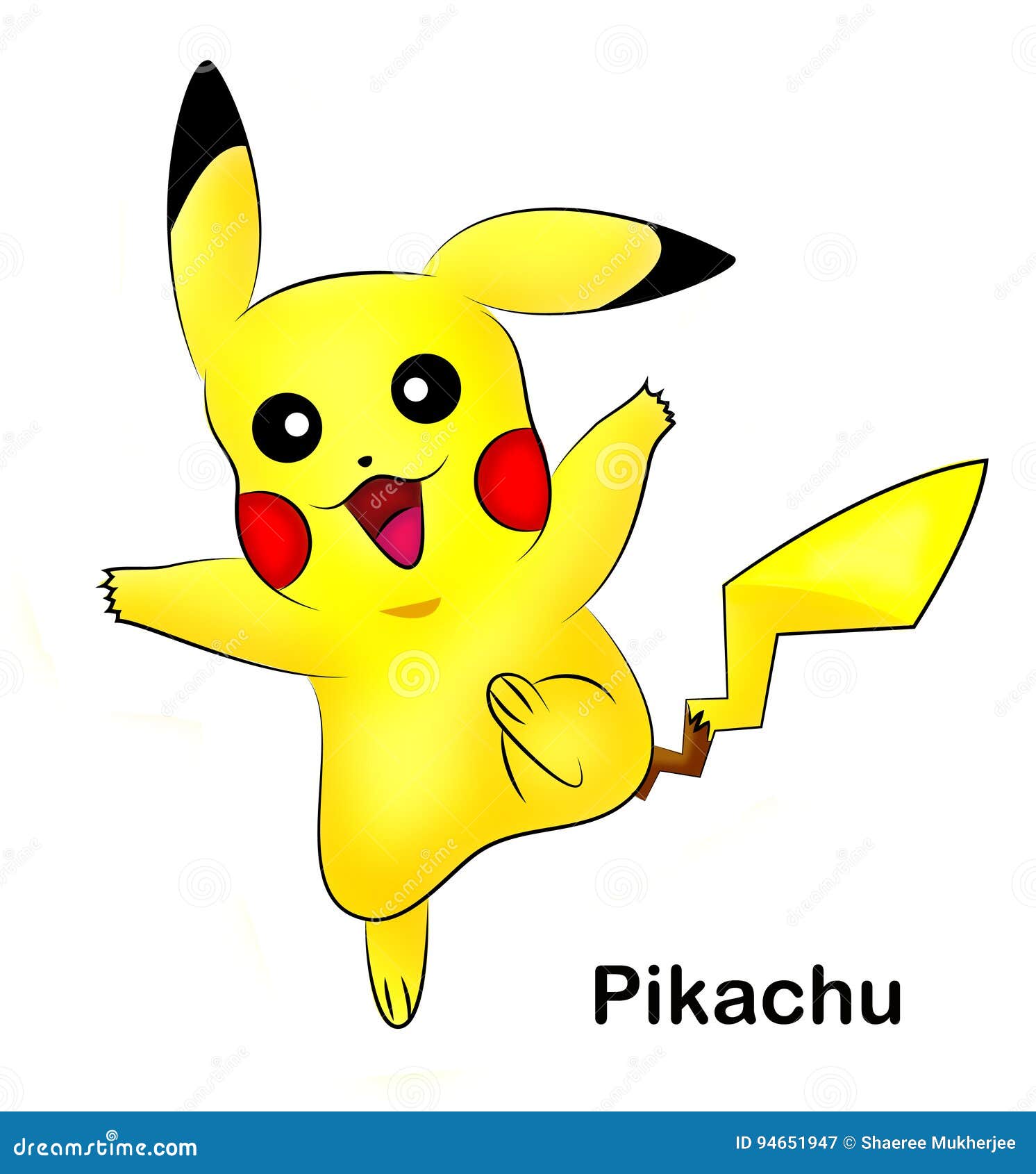 Pokemon Pikachu editorial photography. Illustration of kids - 94651947