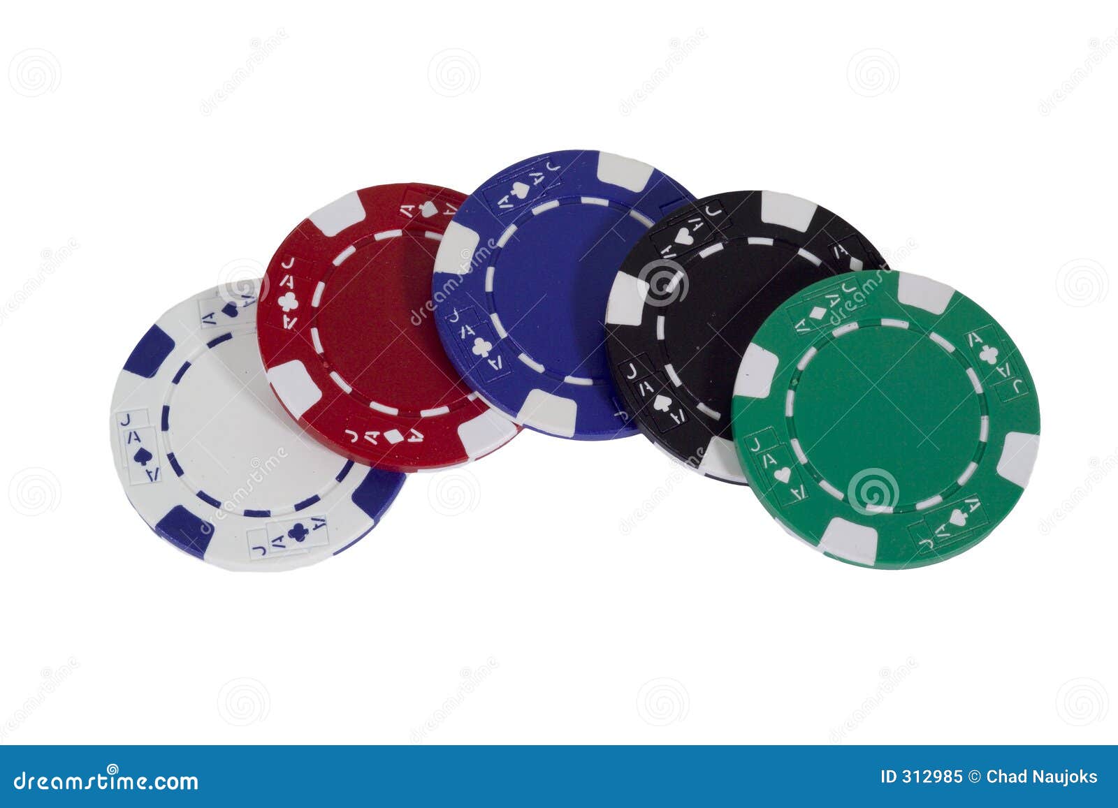 Poker Chips stock image. Image of wager, betting, hearts 312985