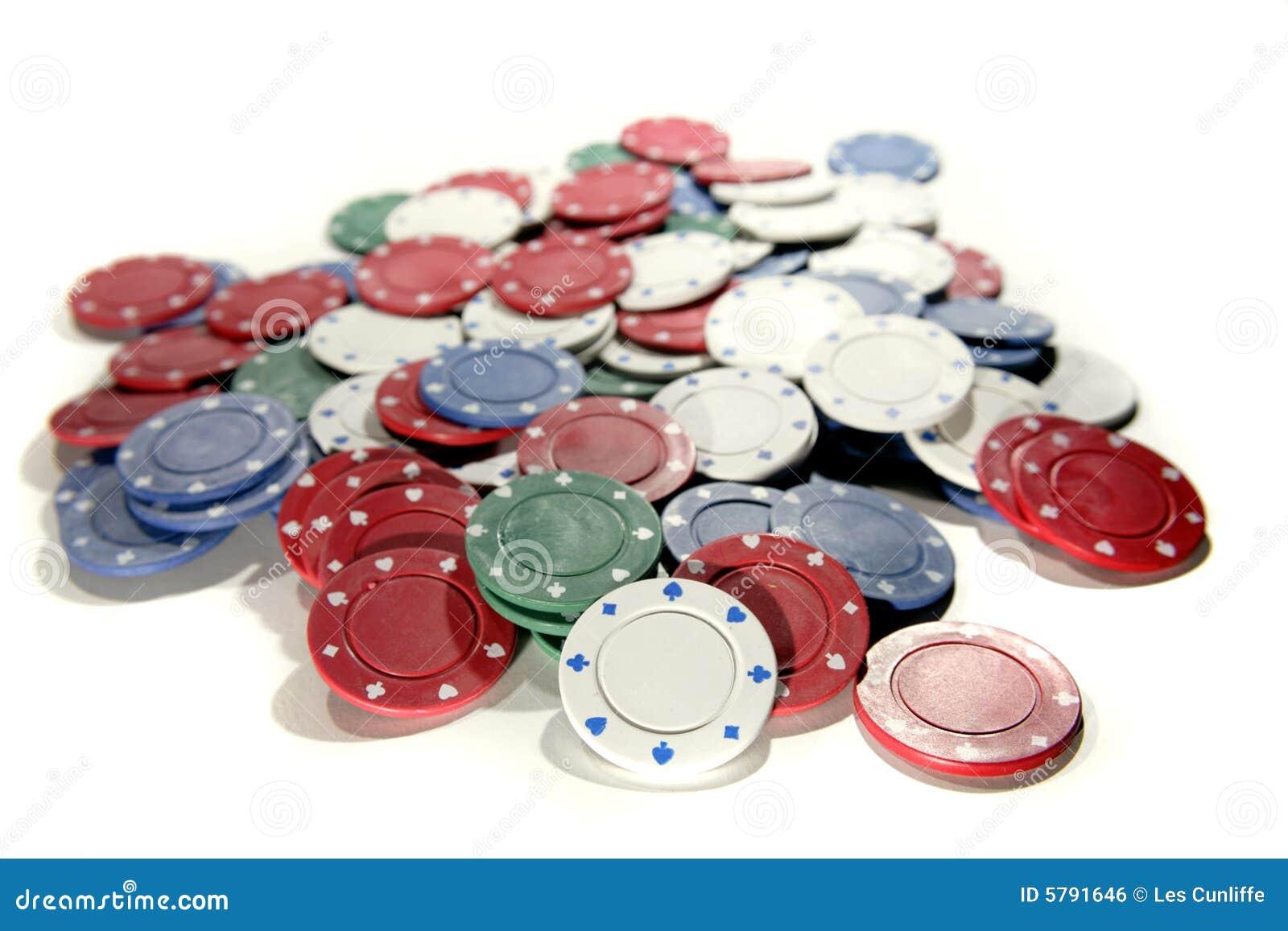 Poker chips stock photo. Image of gaming, chance, horizontal 5791646