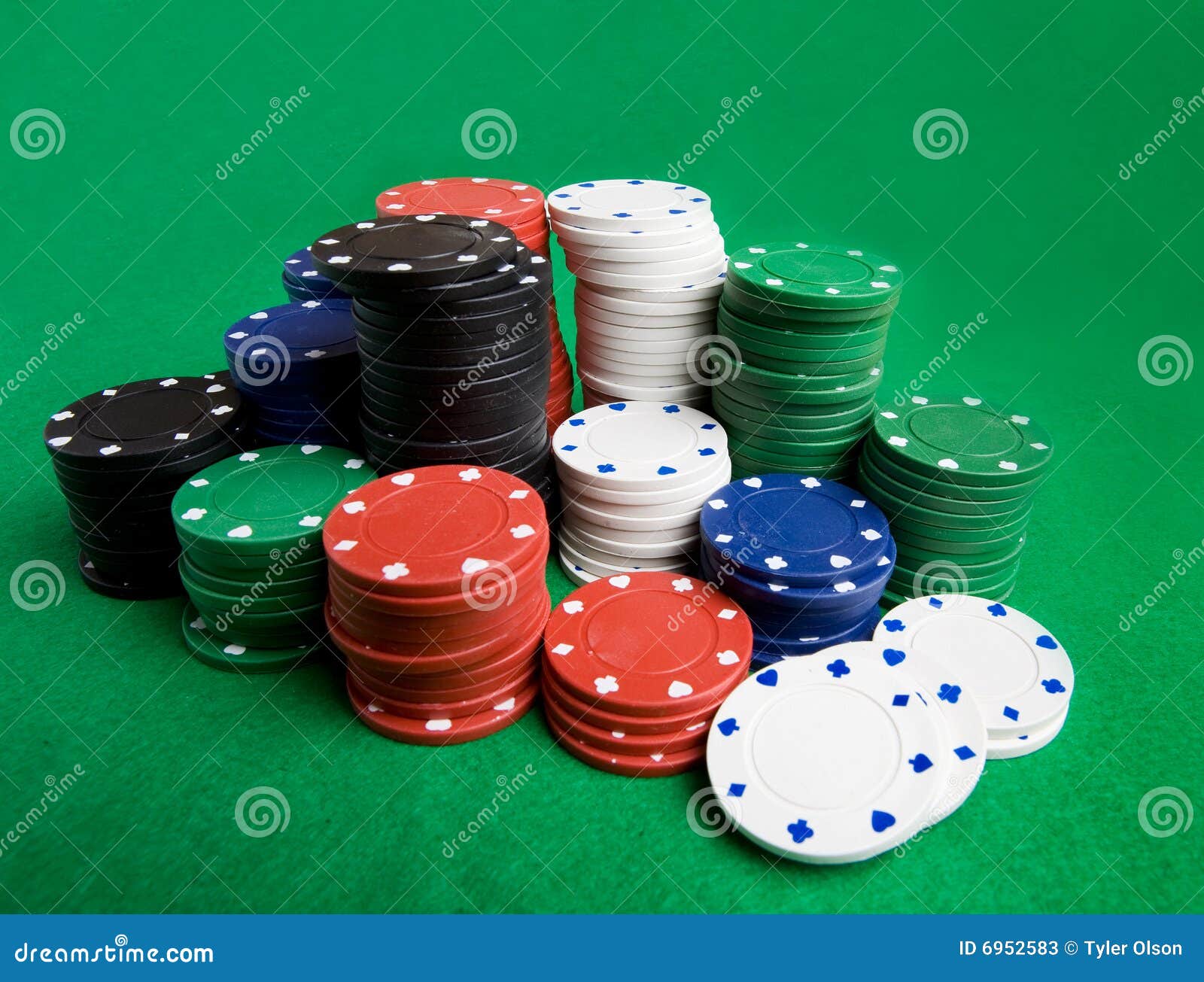 Poker Chips stock image. Image of gaming, rich, playing 6952583