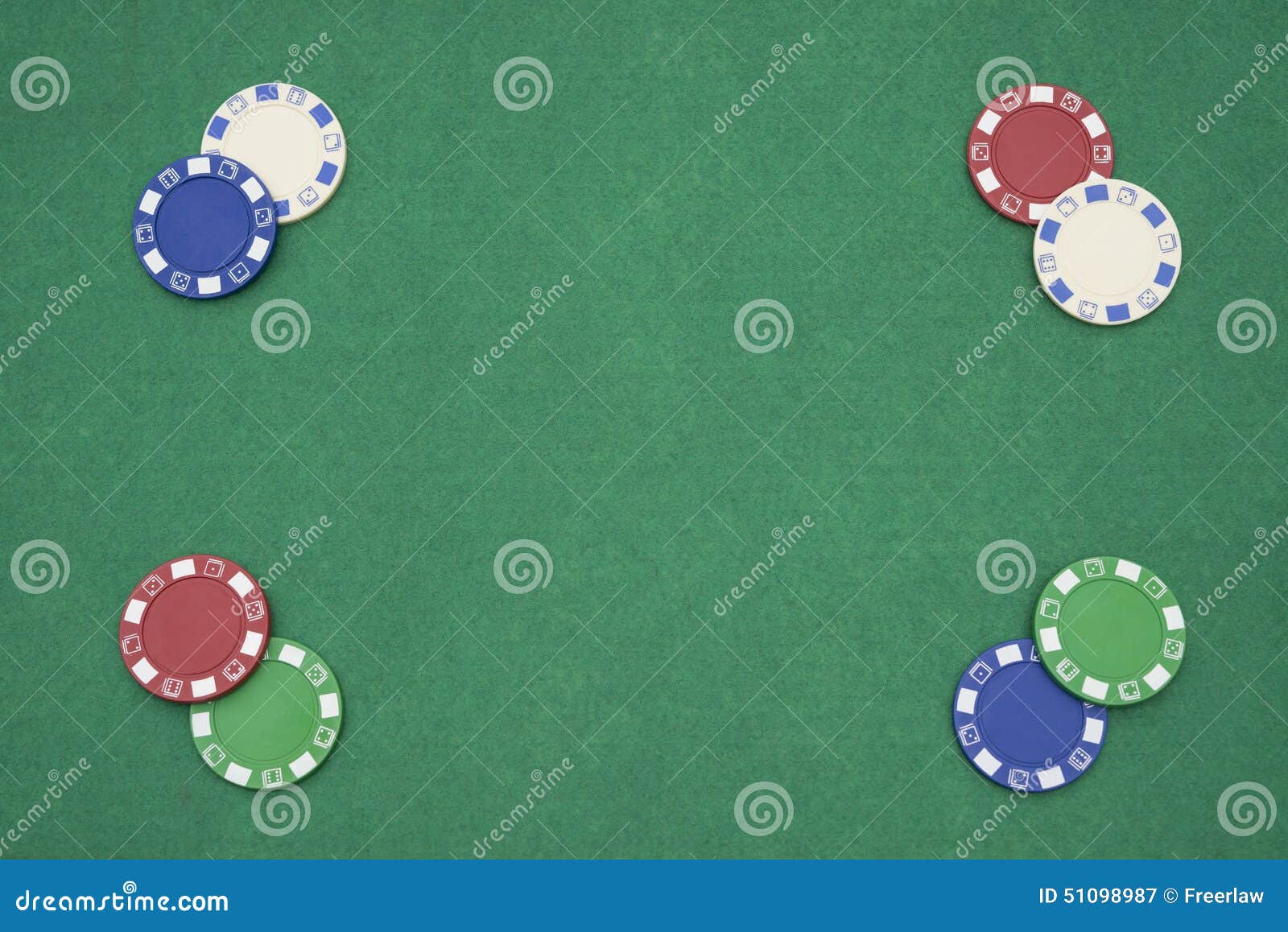 Poker Chips on Casino Table Stock Image Image of circle, chips 51098987