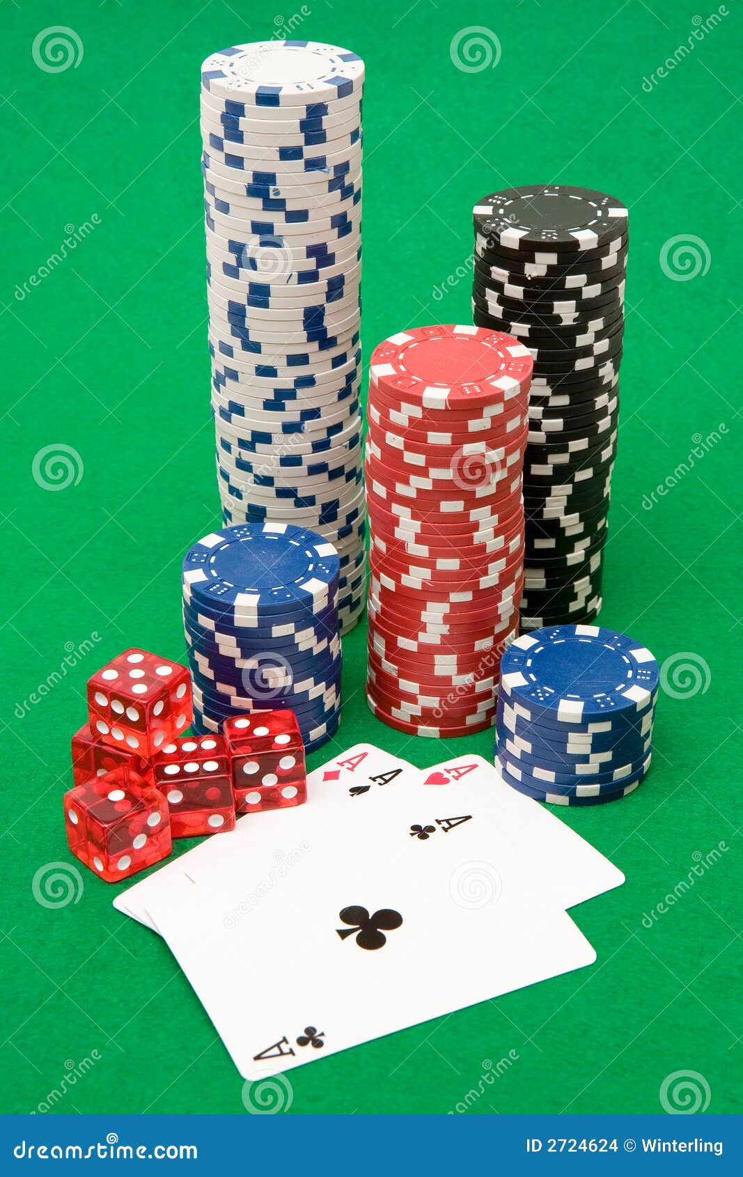 Poker Chips, Dice and Cards Stock Photo Image of entertainment