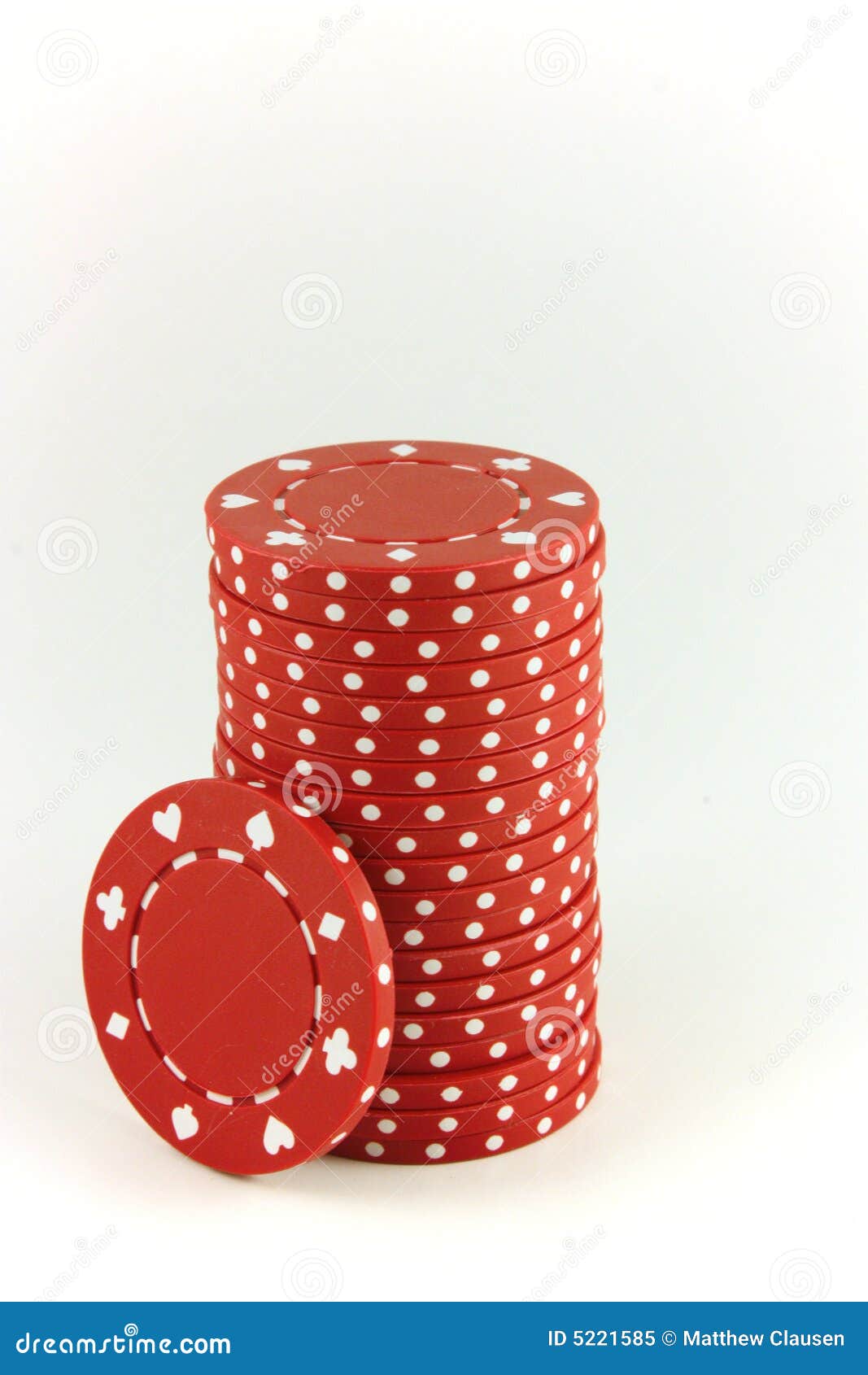 poker chips - red