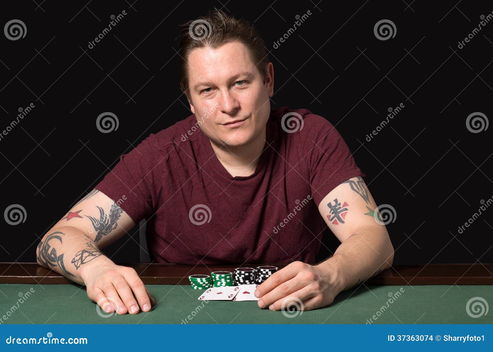 Poker Gambler stock photo. Image of texas, good, gamble - 37363074