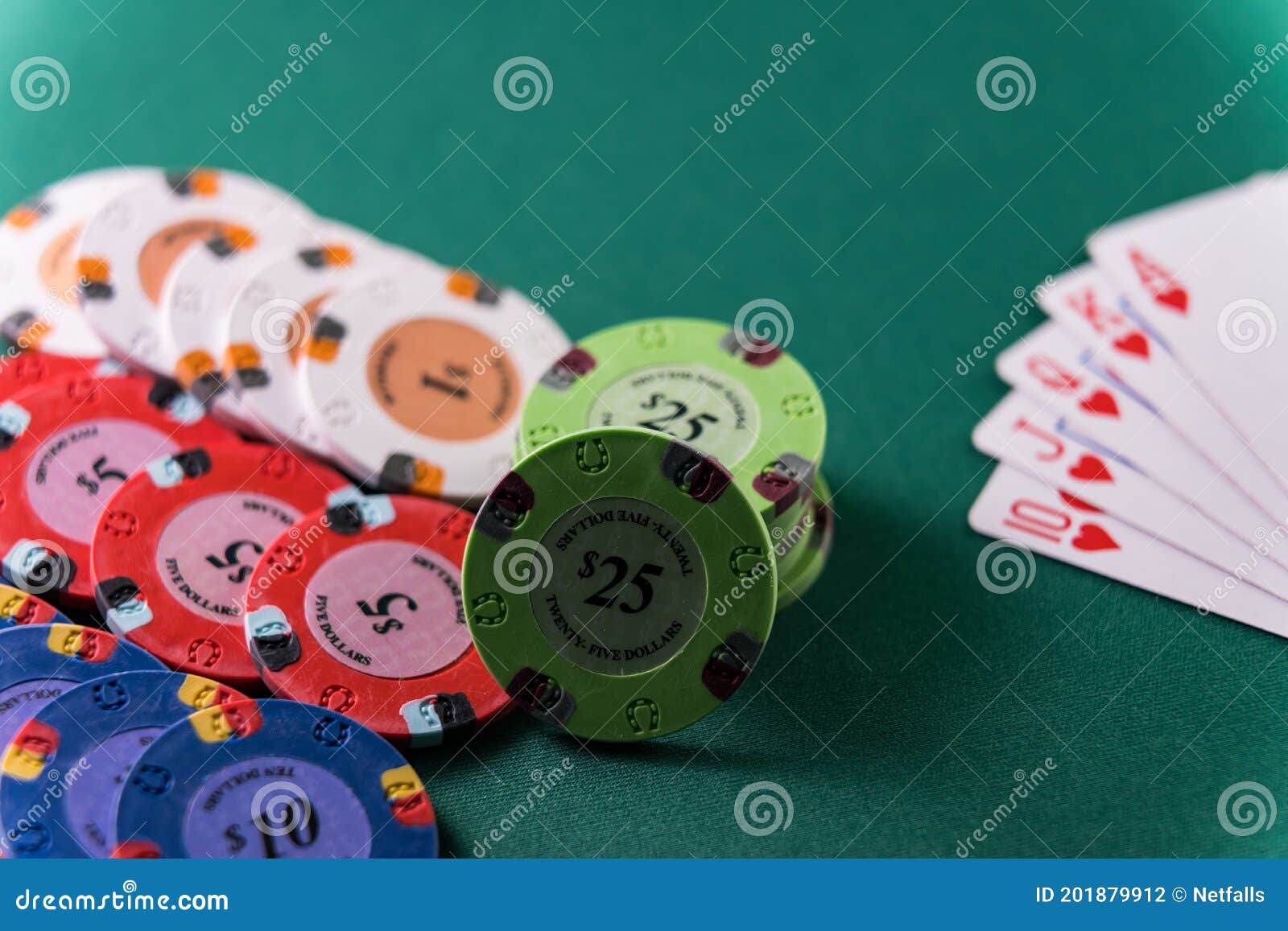 Poker game royal flush stock photo. Image of jackpot 201879912