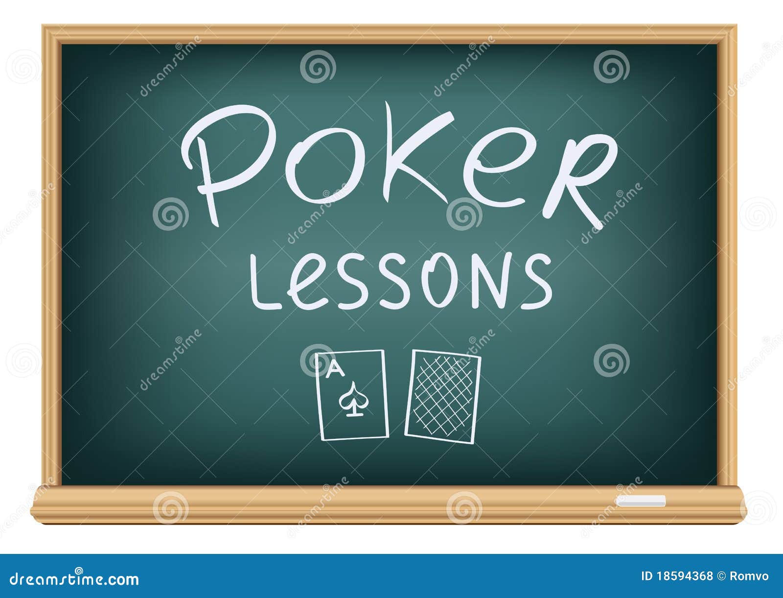 Poker lessons in school stock vector. Illustration of knowledge 18594368