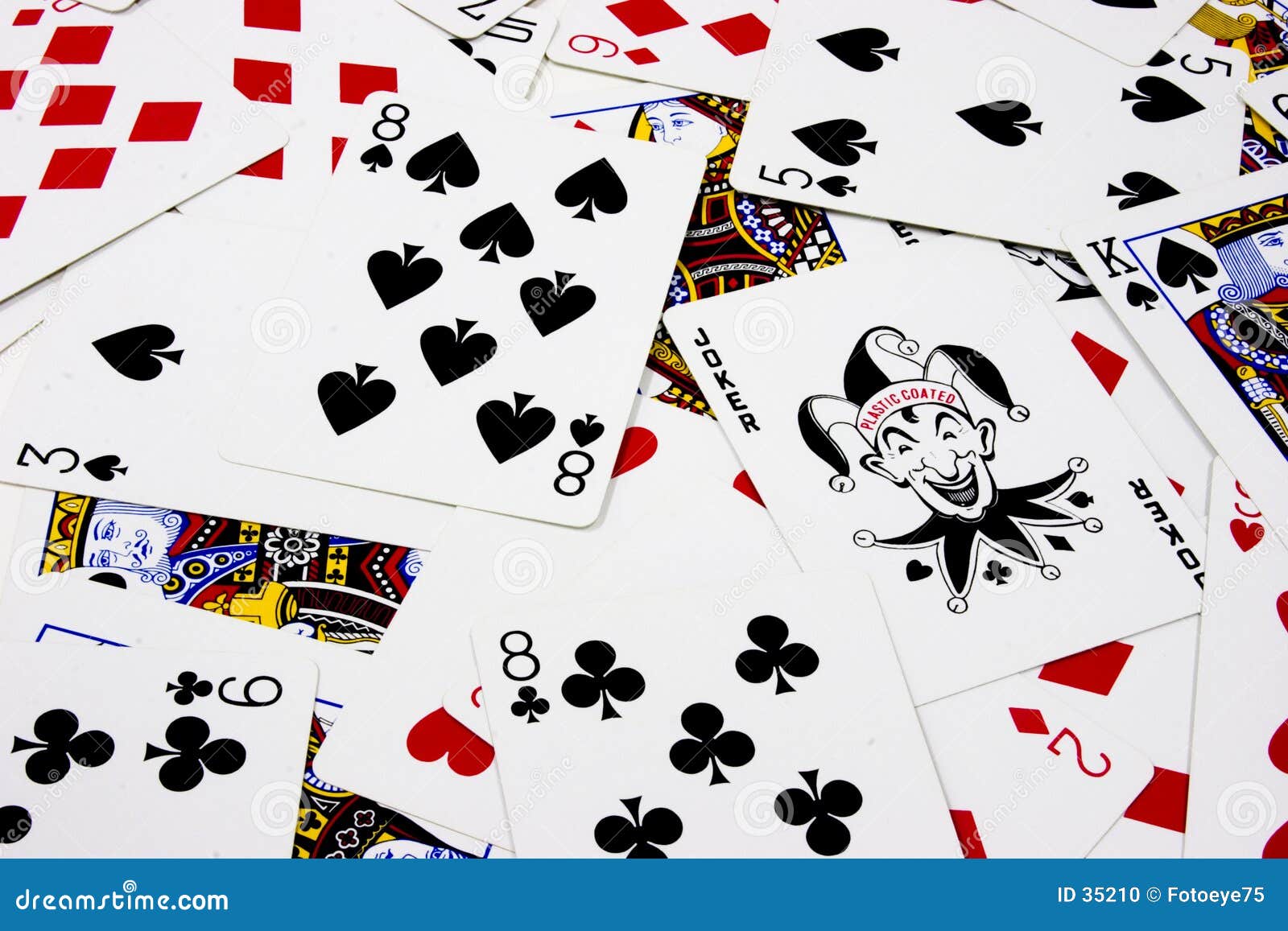 Poker Playing Cards stock photo. Image of gamble, loser - 35210