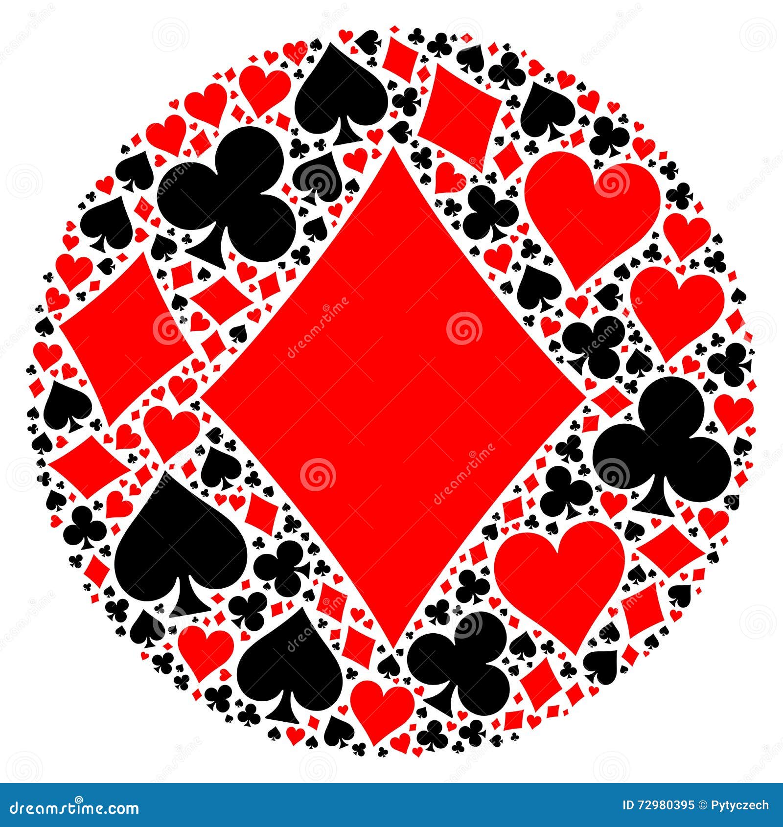 Playing card suit icons Royalty Free Vector Image