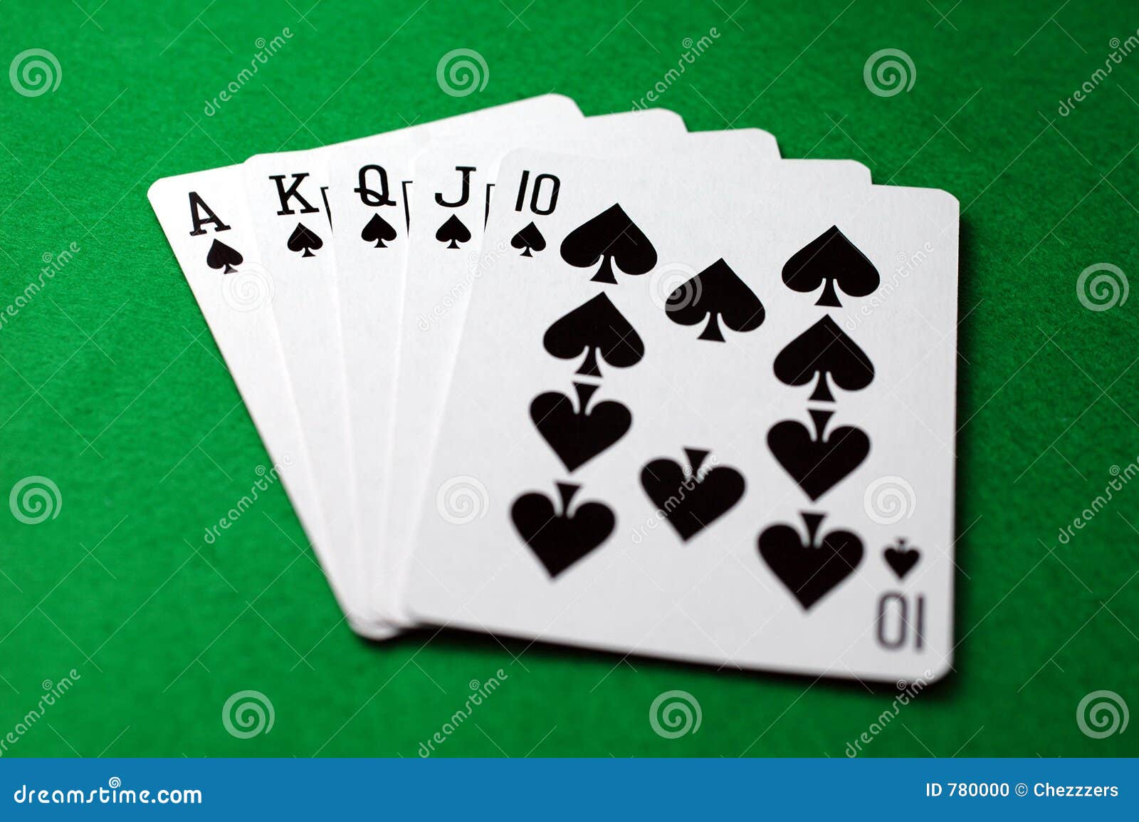 Poker Royal Flush (Spades) Stock Photo Image of poker, cards 780000