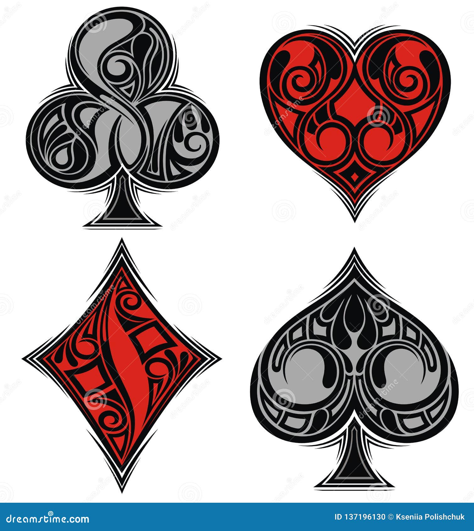 tattoo in black line style of the ace of diamonds Stock Vector Image  Art   Alamy