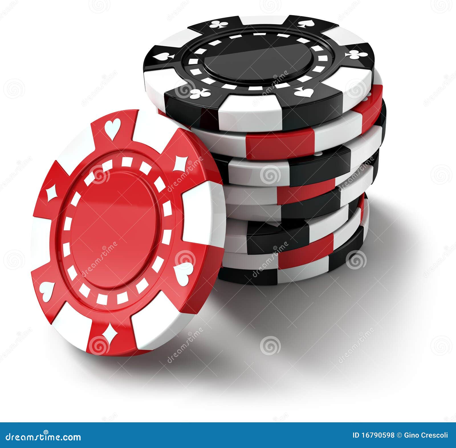 Poker tokens stock illustration. Illustration of lucky - 16790598