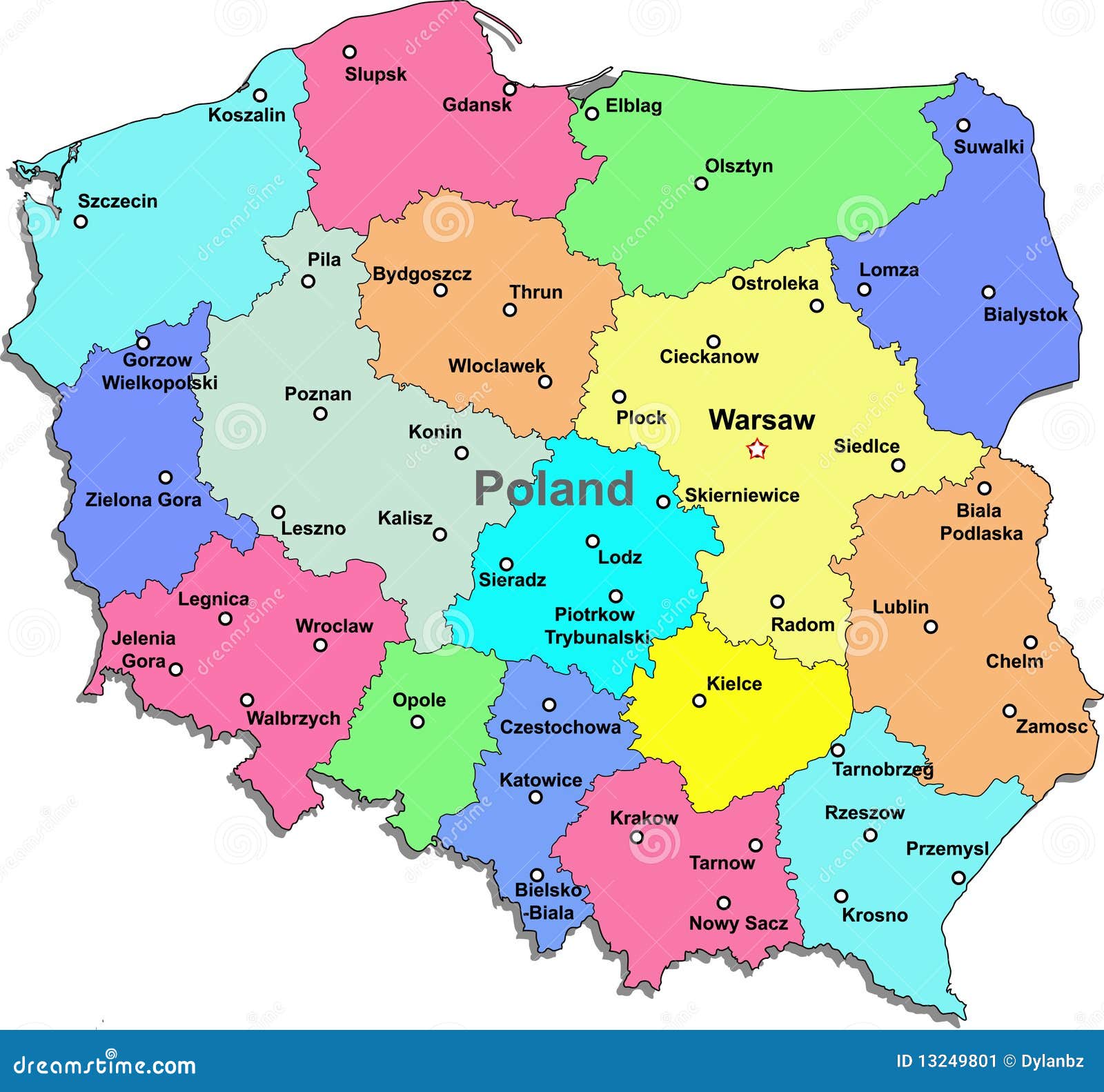 Poland Map Stock Vector Illustration Of Rendered West 13249801 poland-map-stock-vector-illustration-of-rendered-west-13249801