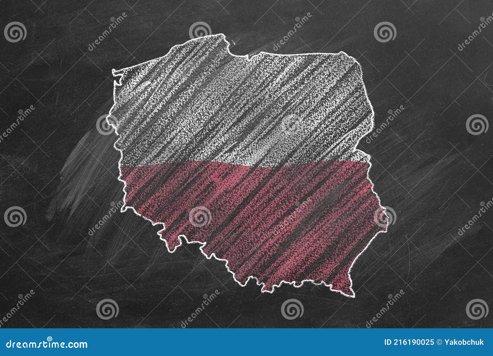 Poland Country Hand Flag large